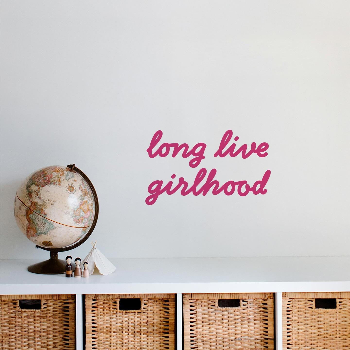 Girlhood Calligraphy Wall Decal Decals Urbanwalls 