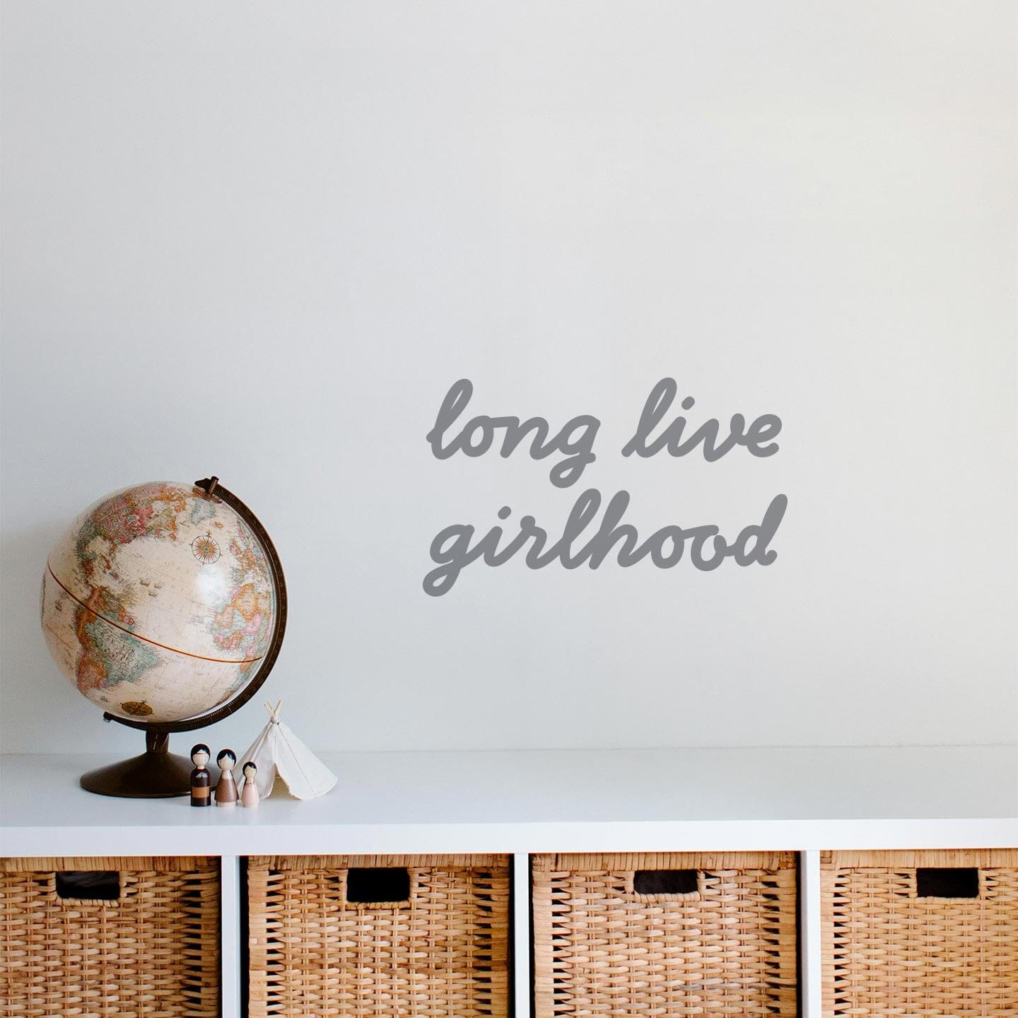 Girlhood Calligraphy Wall Decal Decals Urbanwalls 