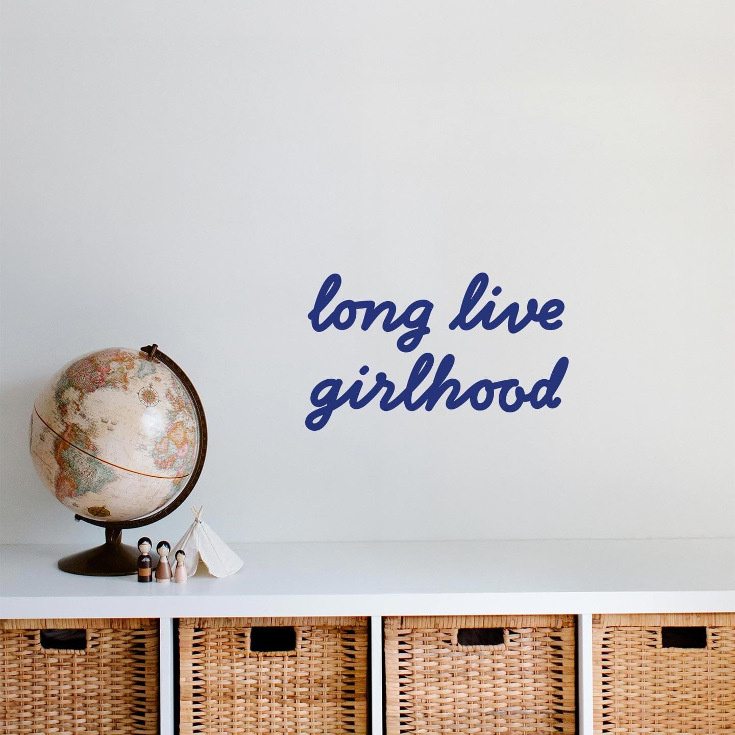Girlhood Calligraphy Wall Decal Decals Urbanwalls 