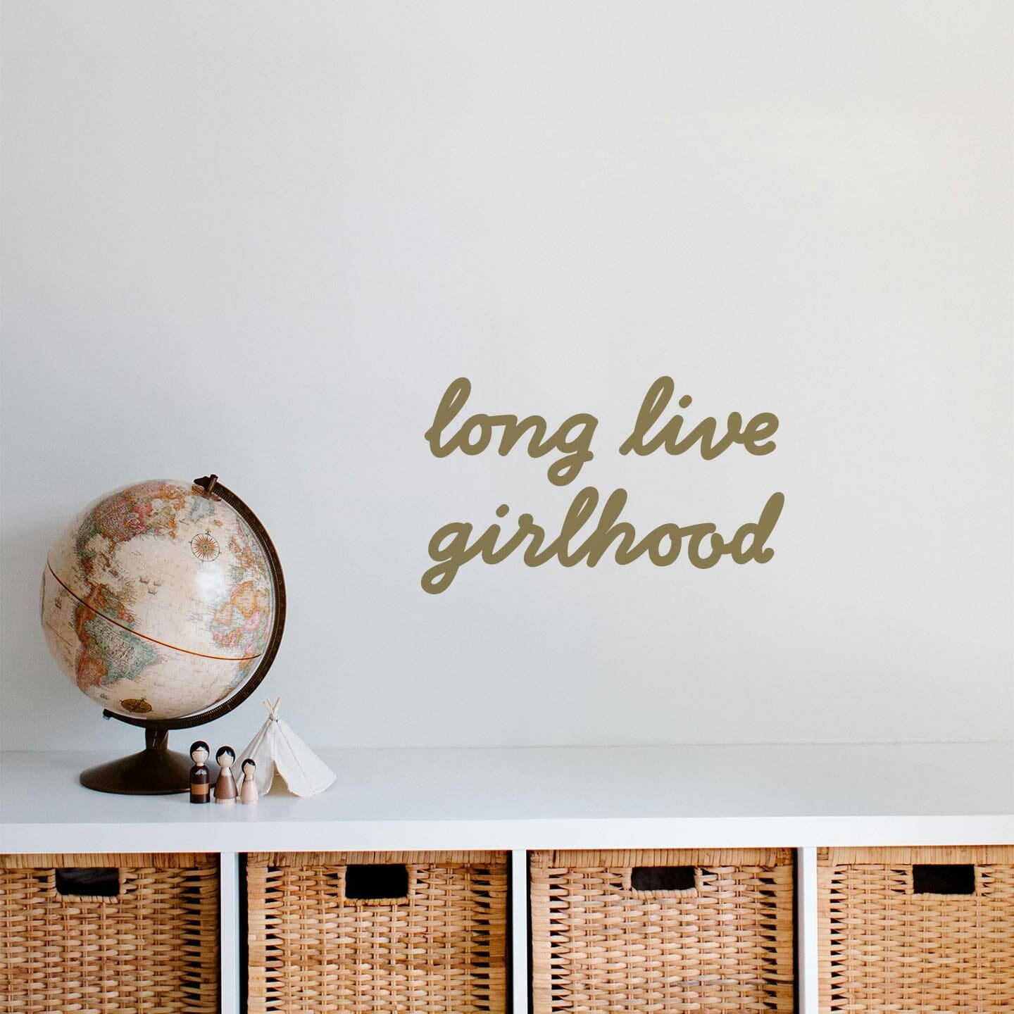 Girlhood Calligraphy Wall Decal Decals Urbanwalls 