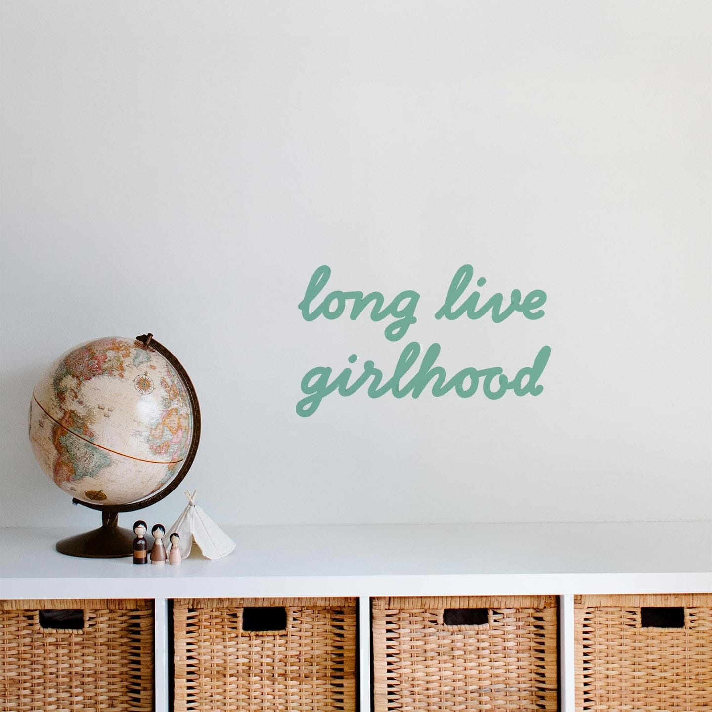 Girlhood Calligraphy Wall Decal Decals Urbanwalls 