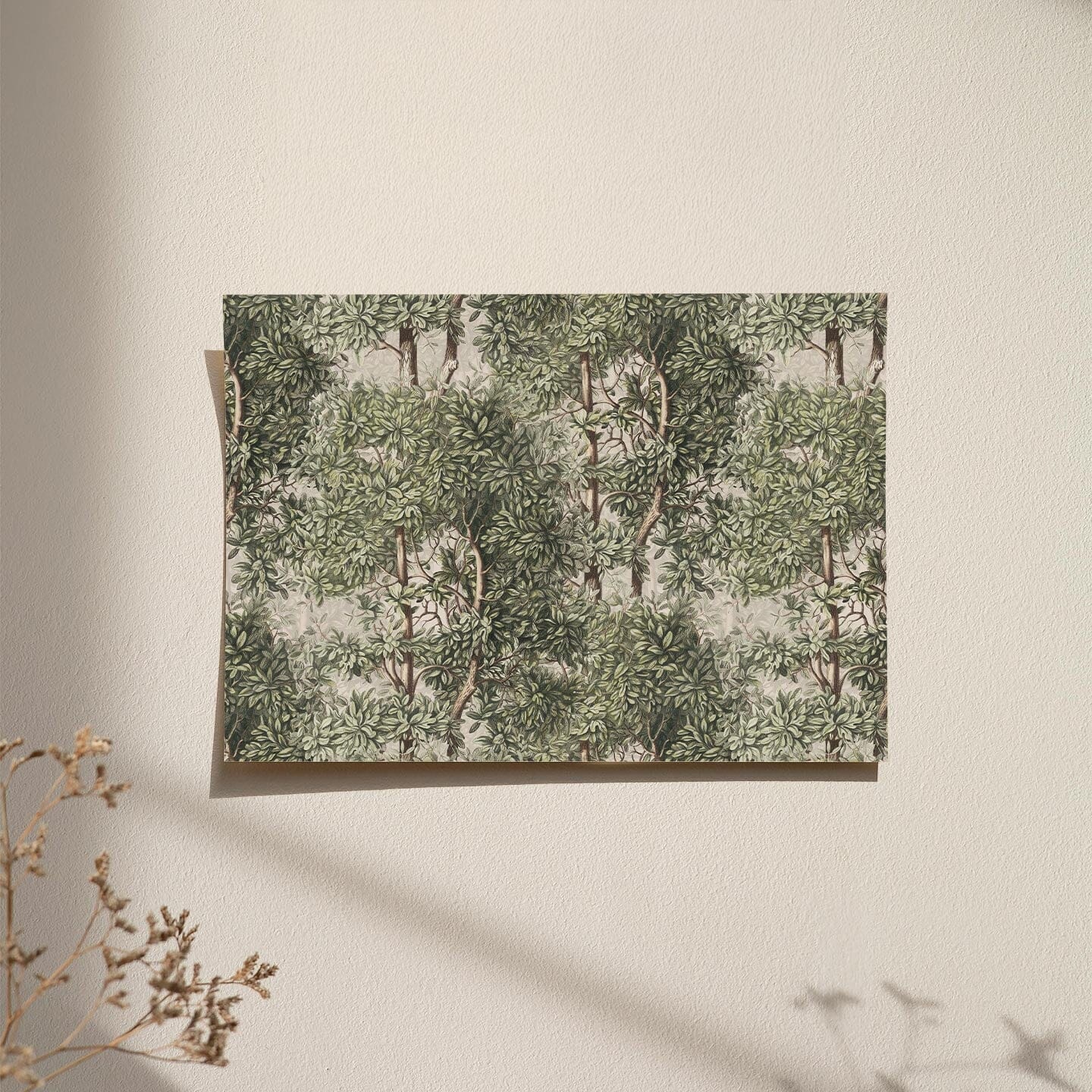 Green Forest Wall Mural Murals Urbanwalls Peel & Stick Sample Green