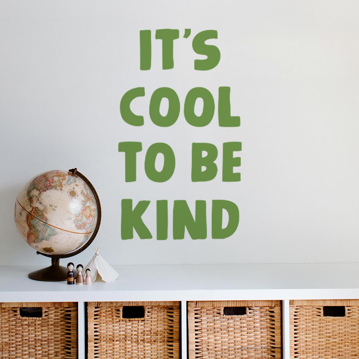 It's Cool To Be Kind Wall Decal Decals Urbanwalls 
