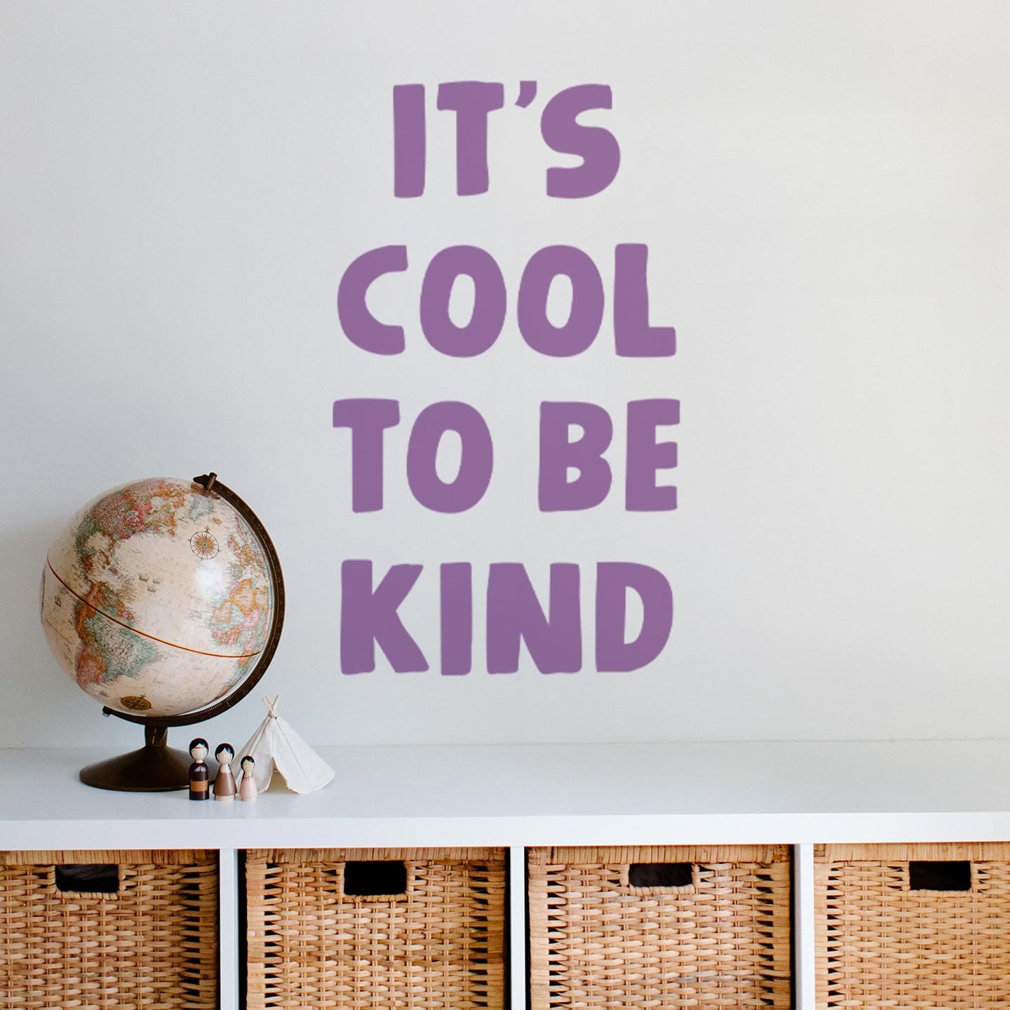 It's Cool To Be Kind Wall Decal Decals Urbanwalls 