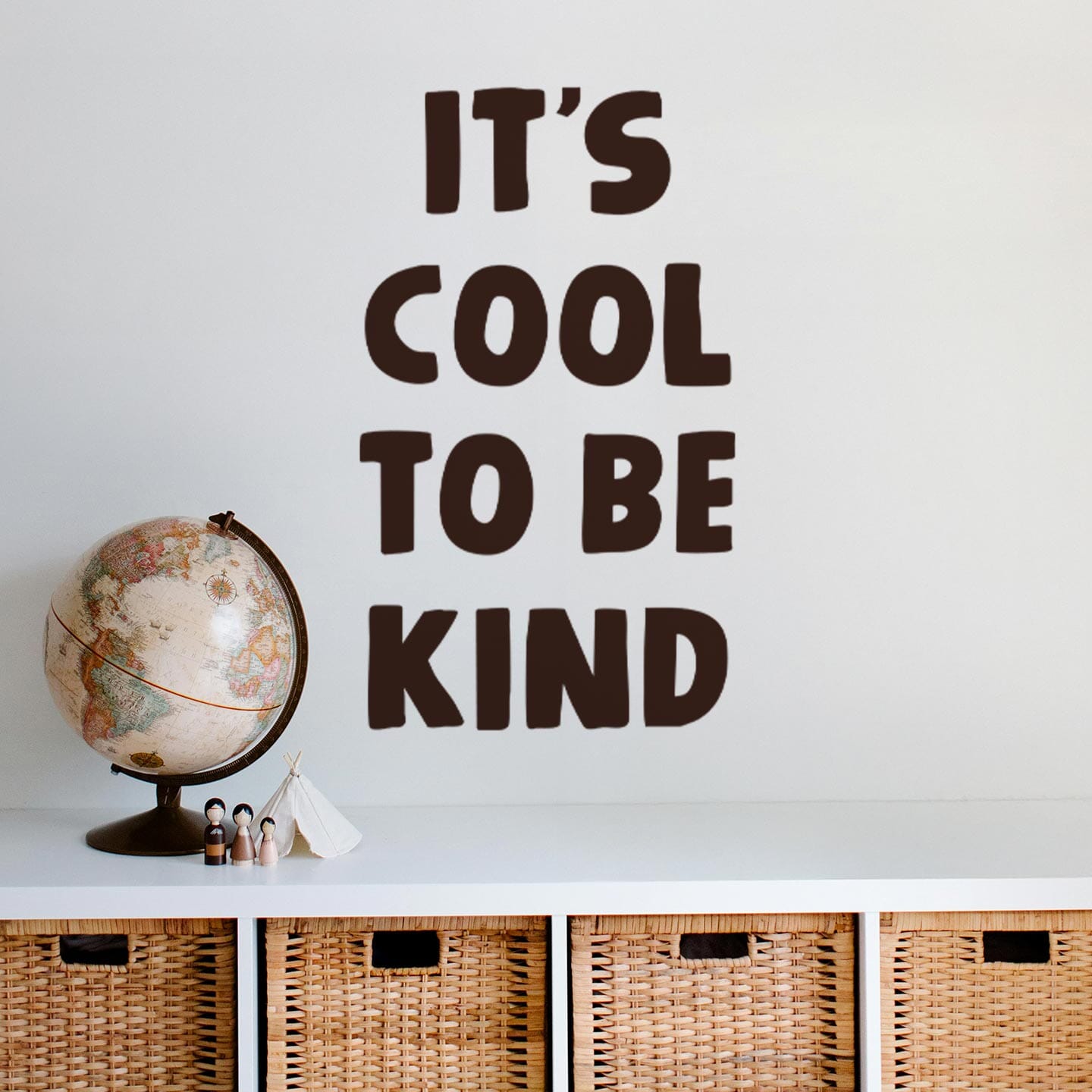 It's Cool To Be Kind Wall Decal Decals Urbanwalls 