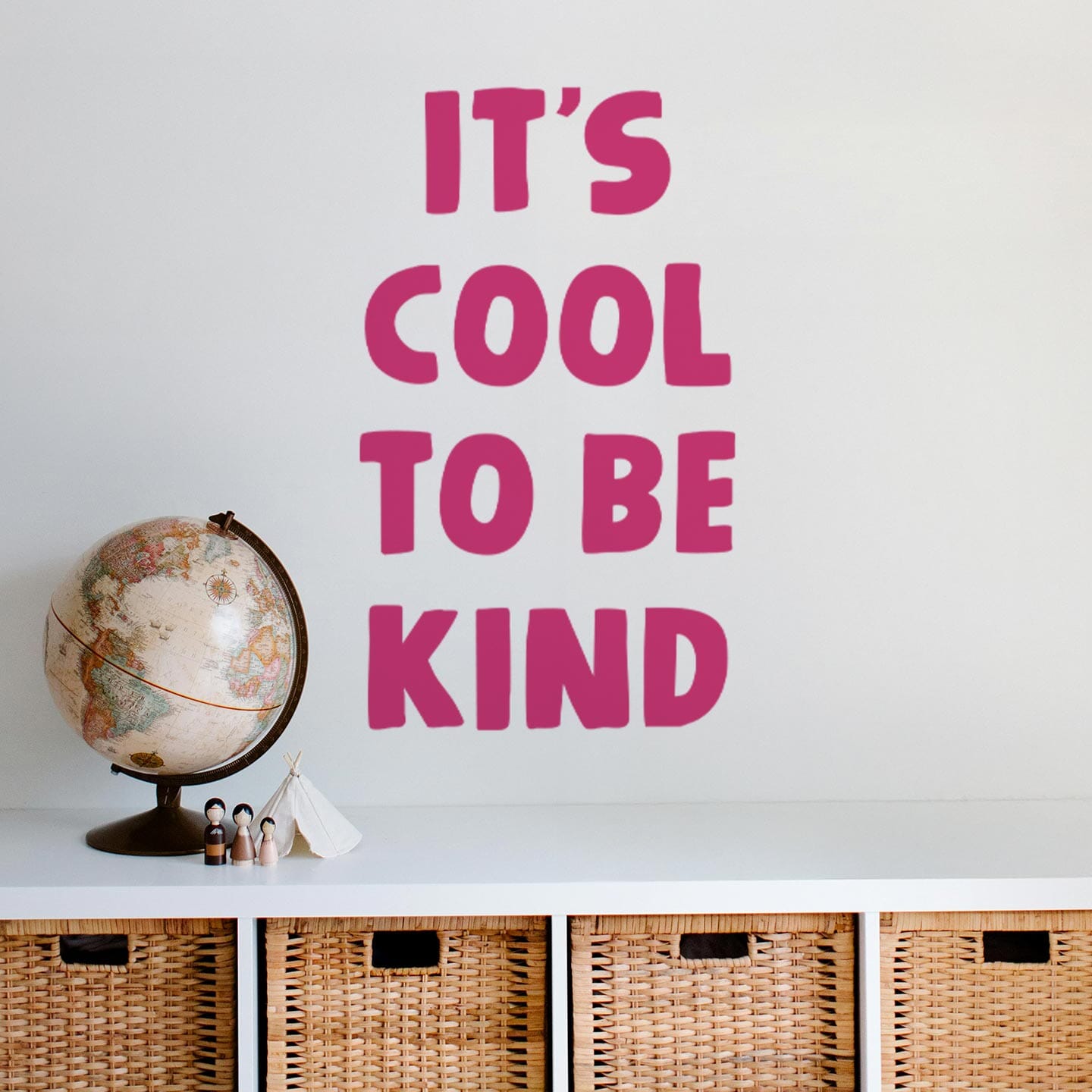 It's Cool To Be Kind Wall Decal Decals Urbanwalls 