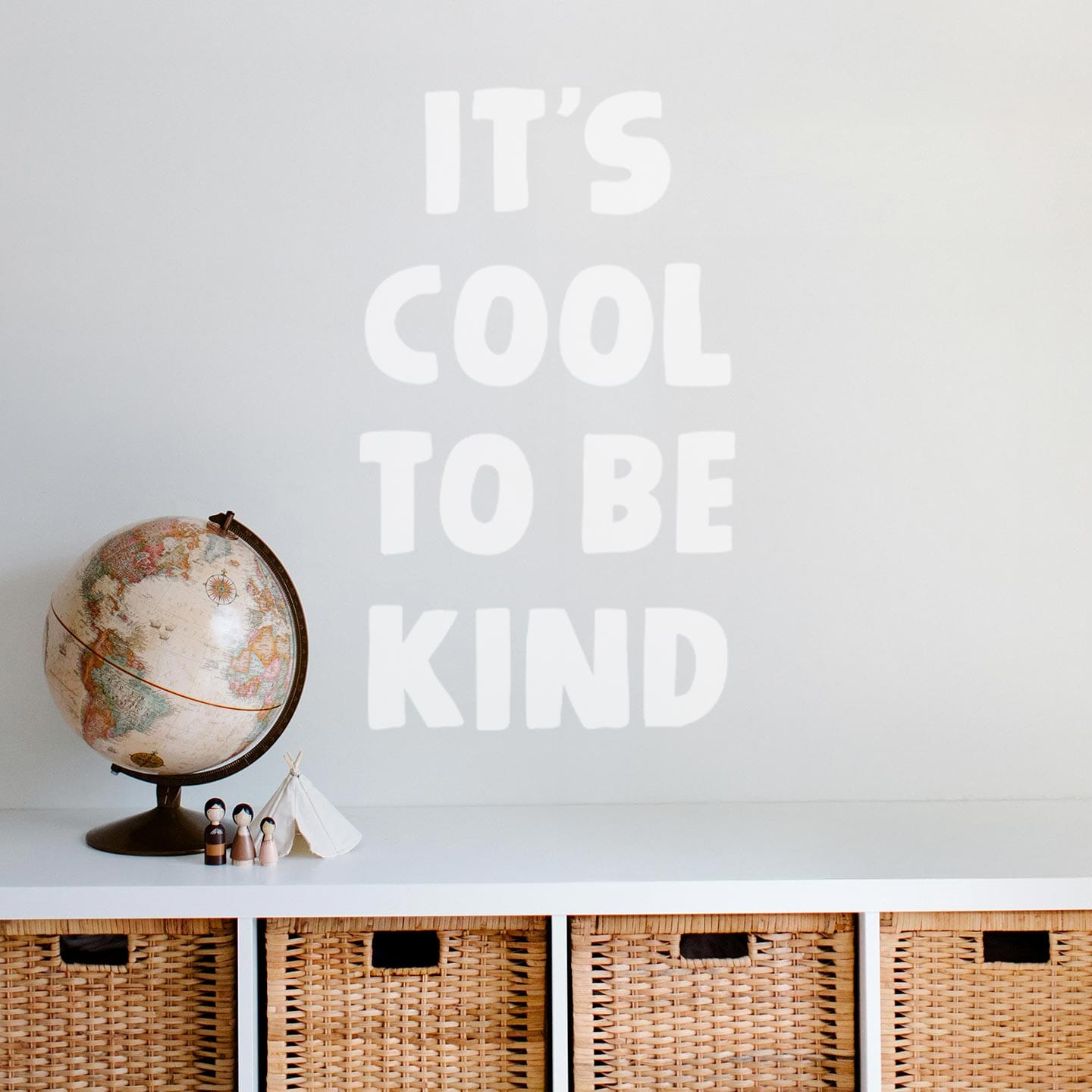 It's Cool To Be Kind Wall Decal Decals Urbanwalls 