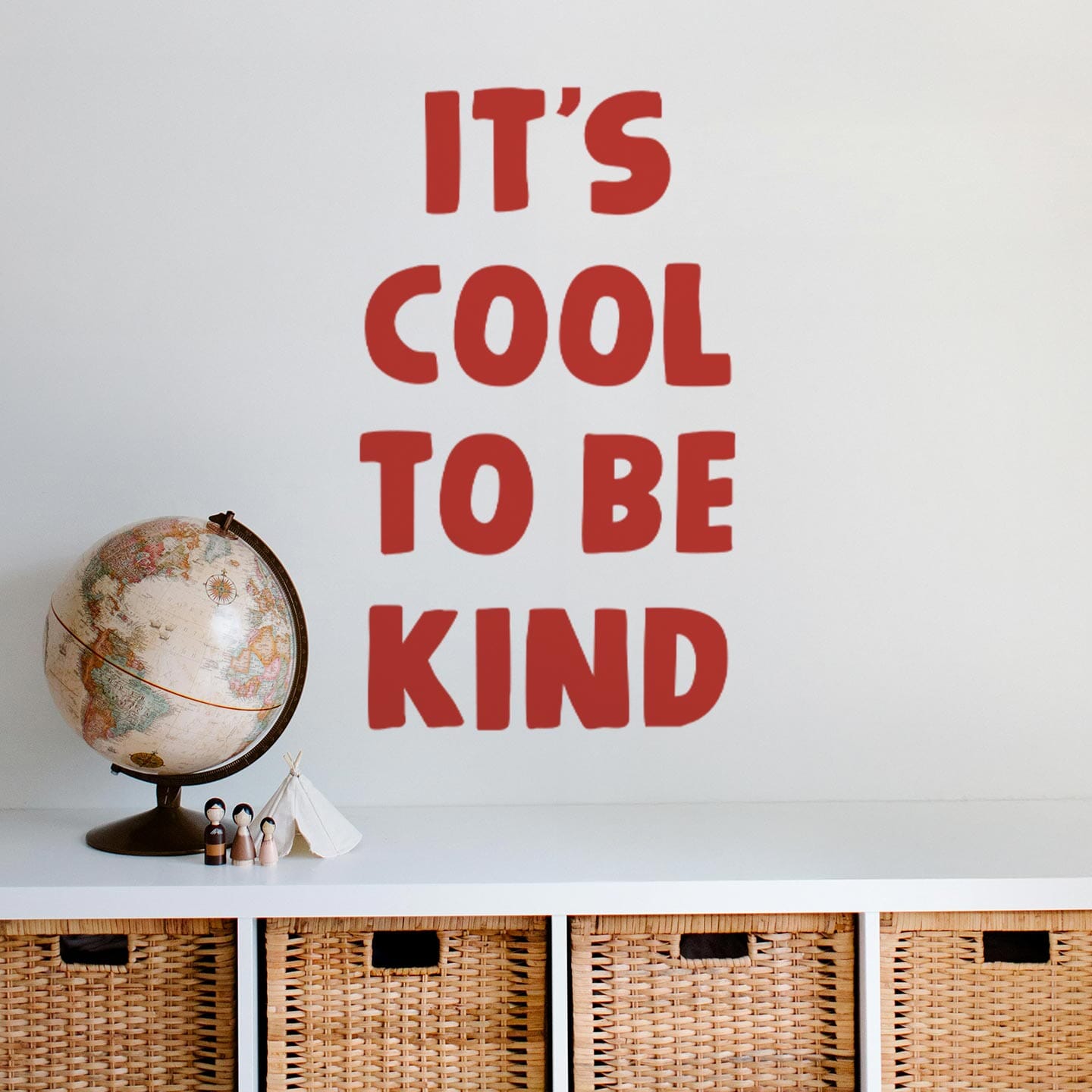 It's Cool To Be Kind Wall Decal Decals Urbanwalls 