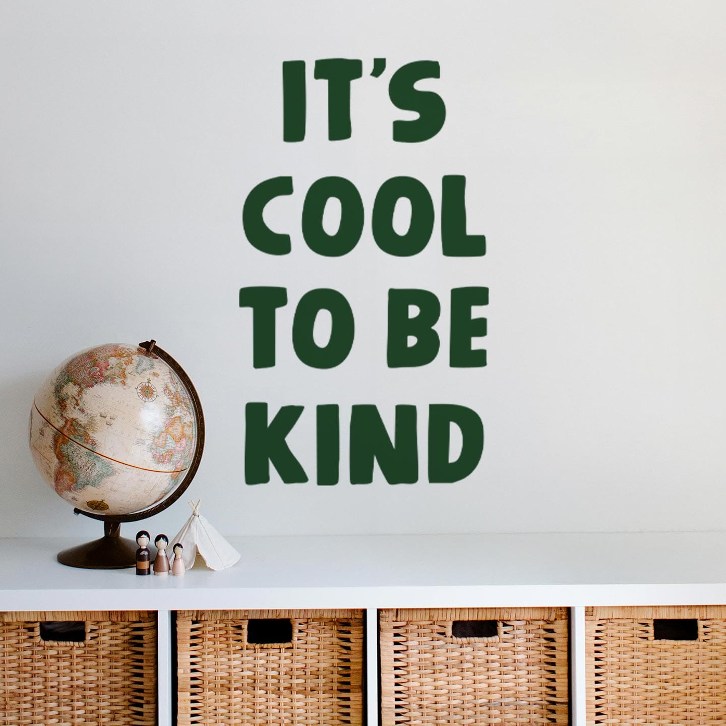 It's Cool To Be Kind Wall Decal Decals Urbanwalls 