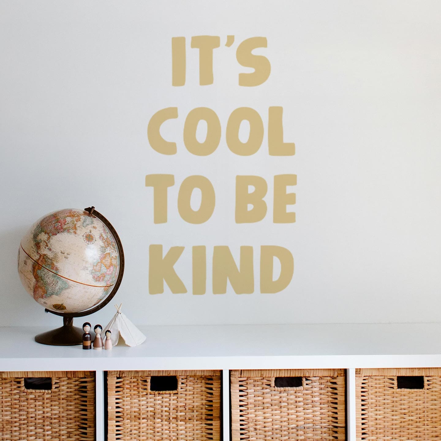 It's Cool To Be Kind Wall Decal Decals Urbanwalls 