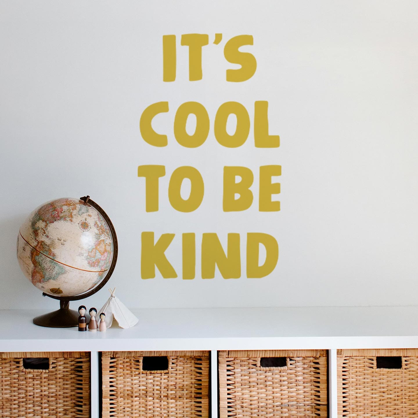 It's Cool To Be Kind Wall Decal Decals Urbanwalls 