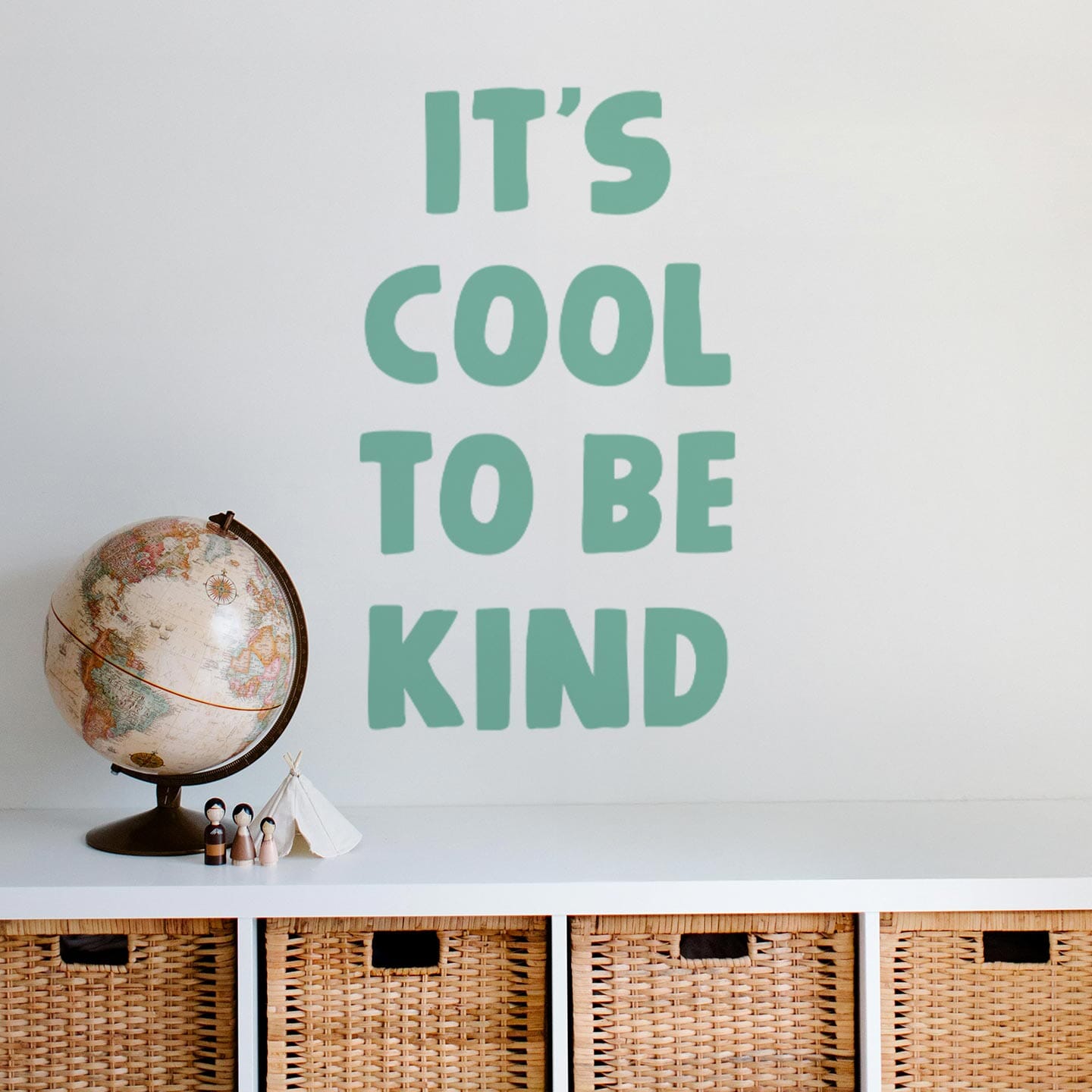 It's Cool To Be Kind Wall Decal Decals Urbanwalls 