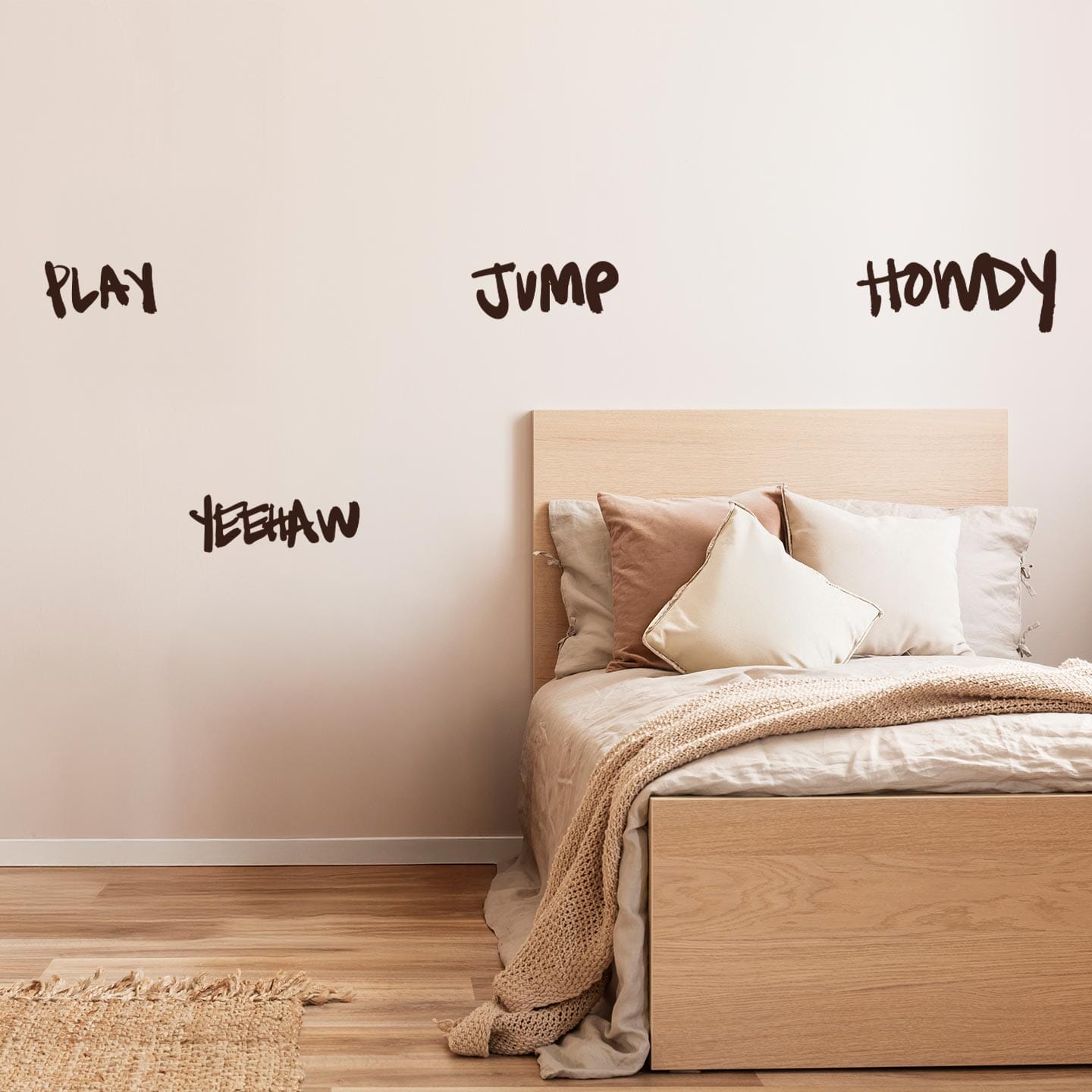 Little Rodeo Typography Wall Decals Decals Ginger Hamilton Brown 