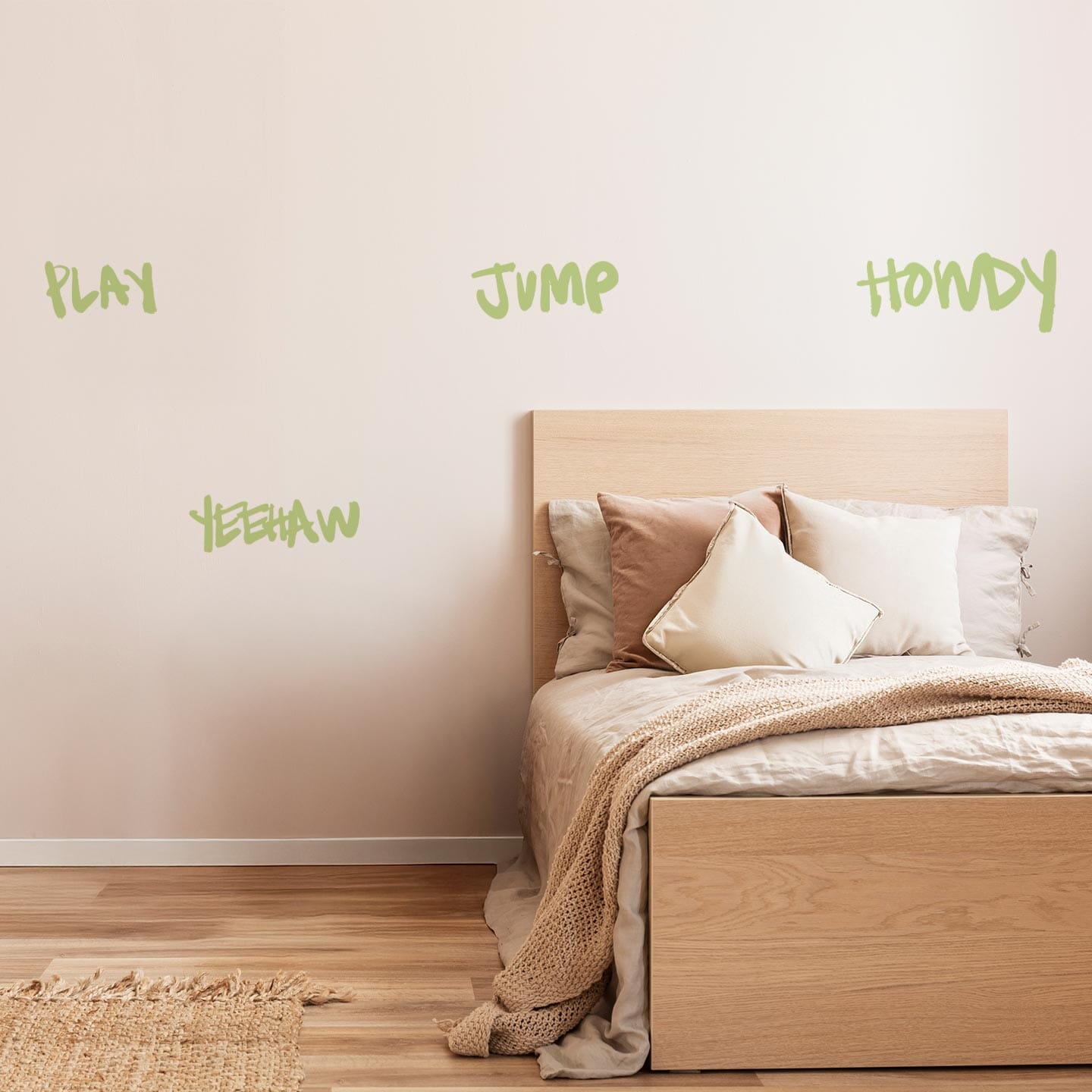 Little Rodeo Typography Wall Decals Decals Ginger Hamilton Key Lime 