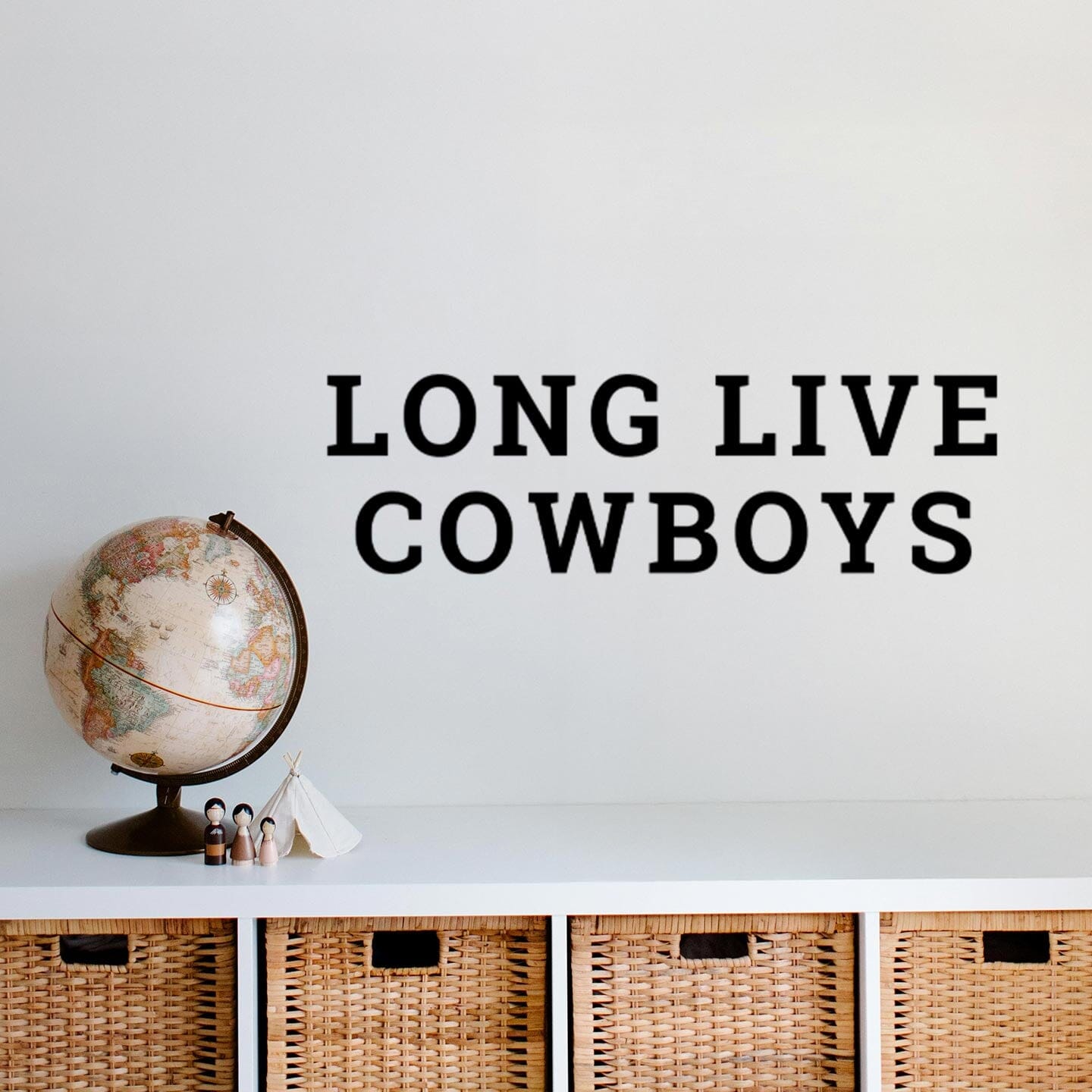Long Live Cowboys Wall Decal Decals Urbanwalls 