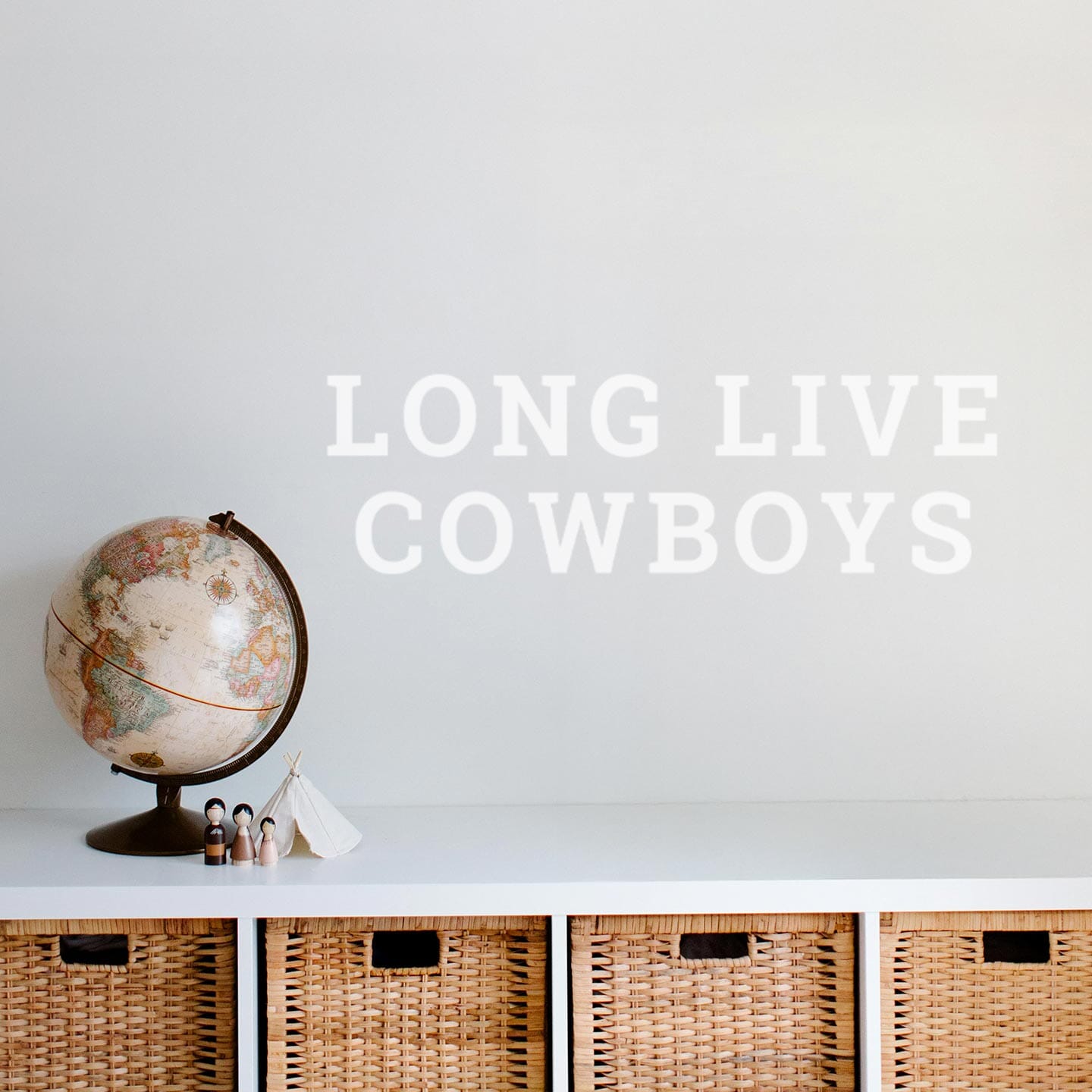 Long Live Cowboys Wall Decal Decals Urbanwalls 