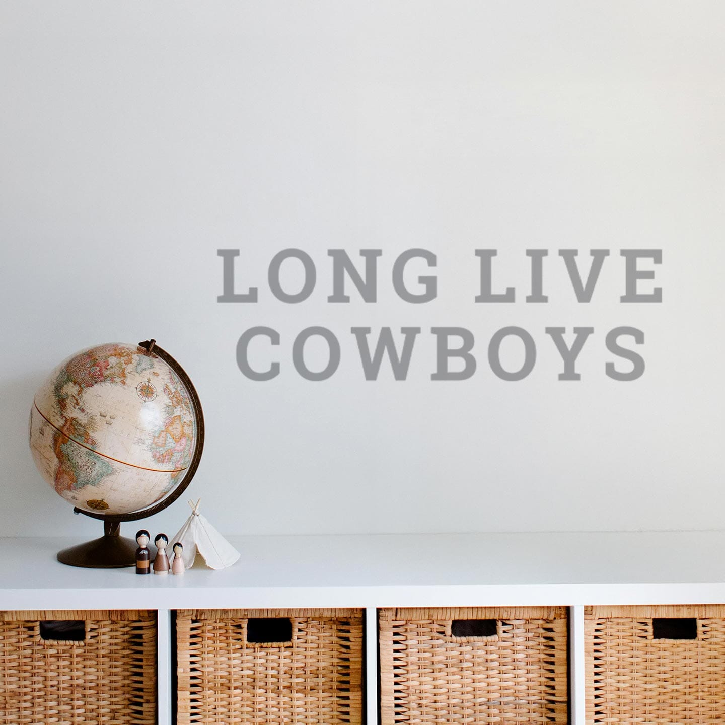 Long Live Cowboys Wall Decal Decals Urbanwalls 