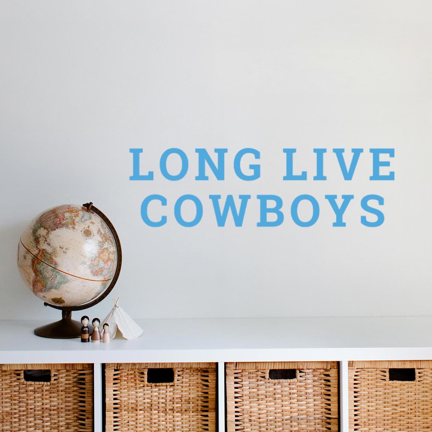 Long Live Cowboys Wall Decal Decals Urbanwalls 