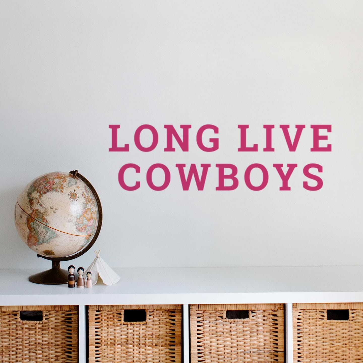 Long Live Cowboys Wall Decal Decals Urbanwalls 