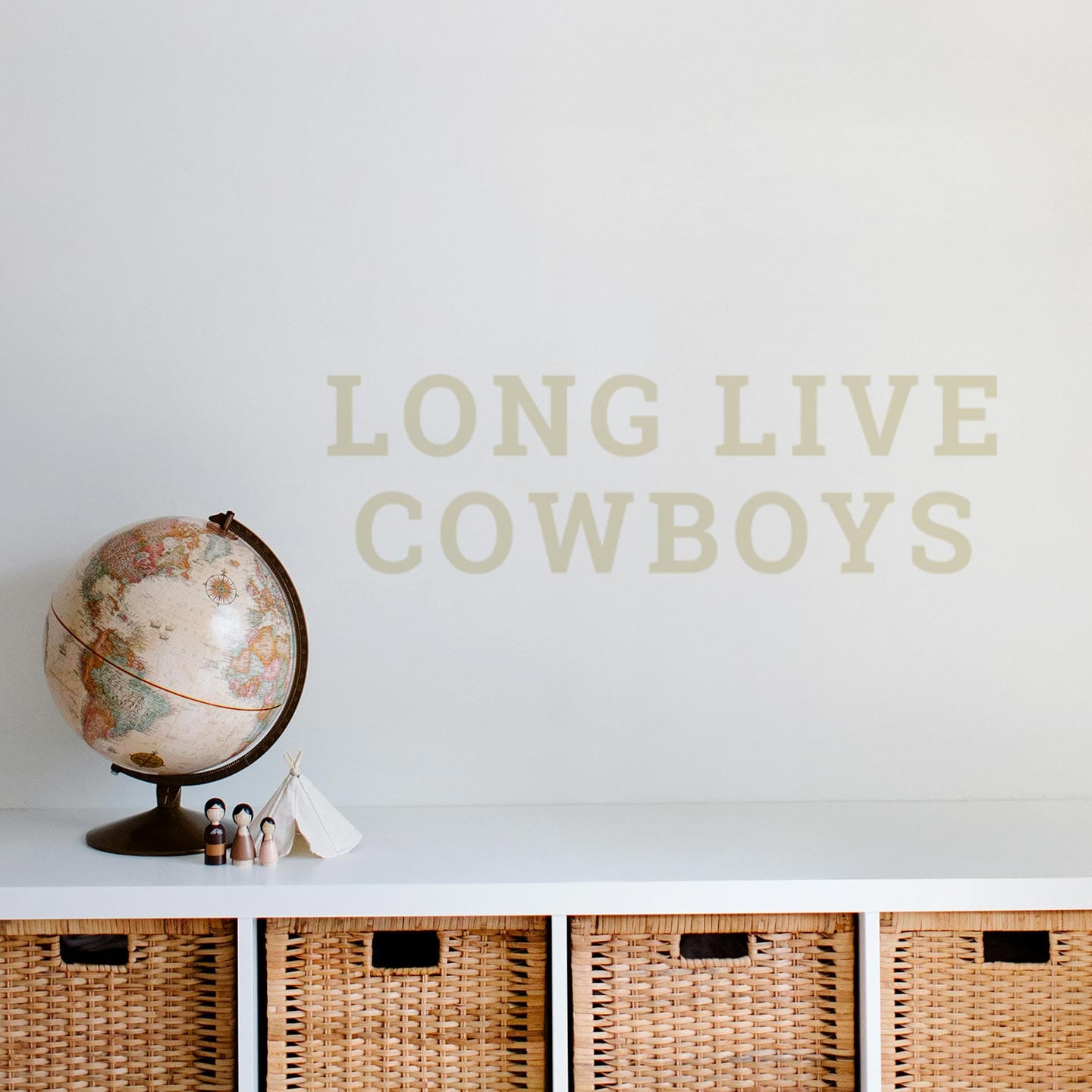 Long Live Cowboys Wall Decal Decals Urbanwalls 