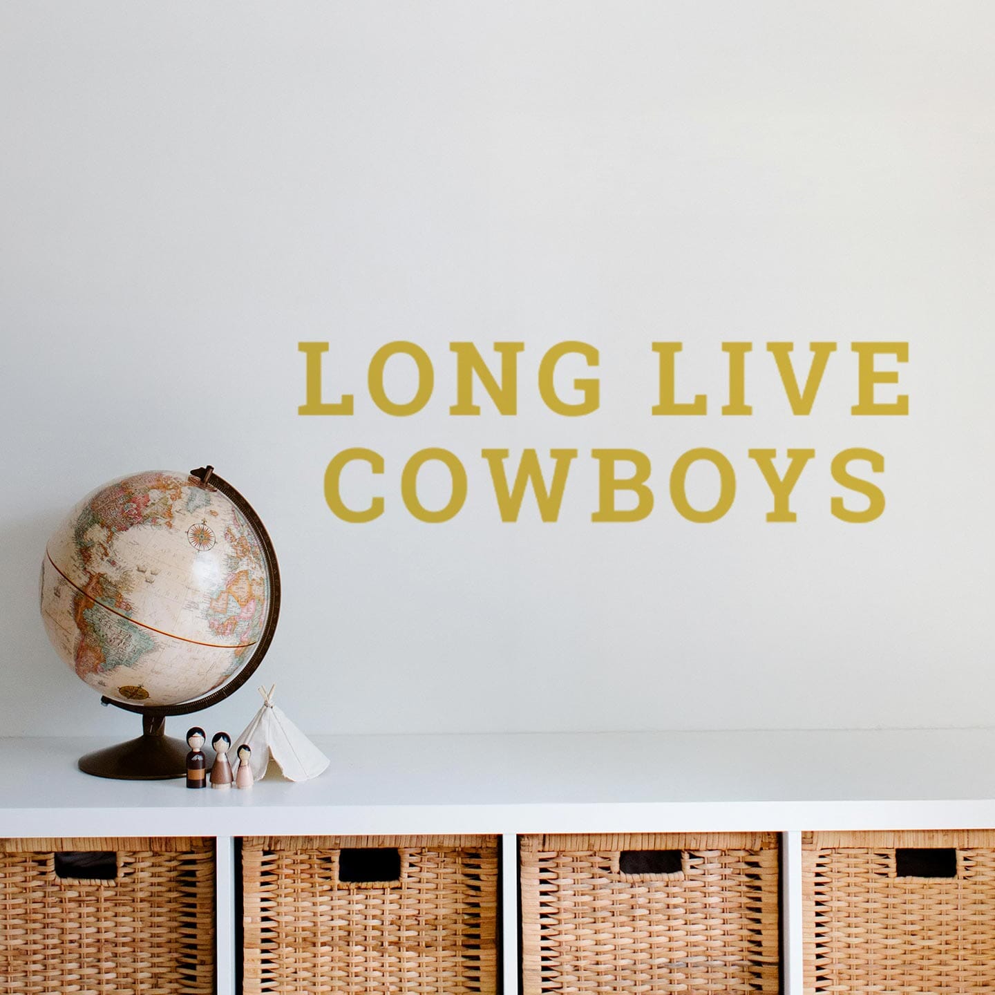 Long Live Cowboys Wall Decal Decals Urbanwalls 