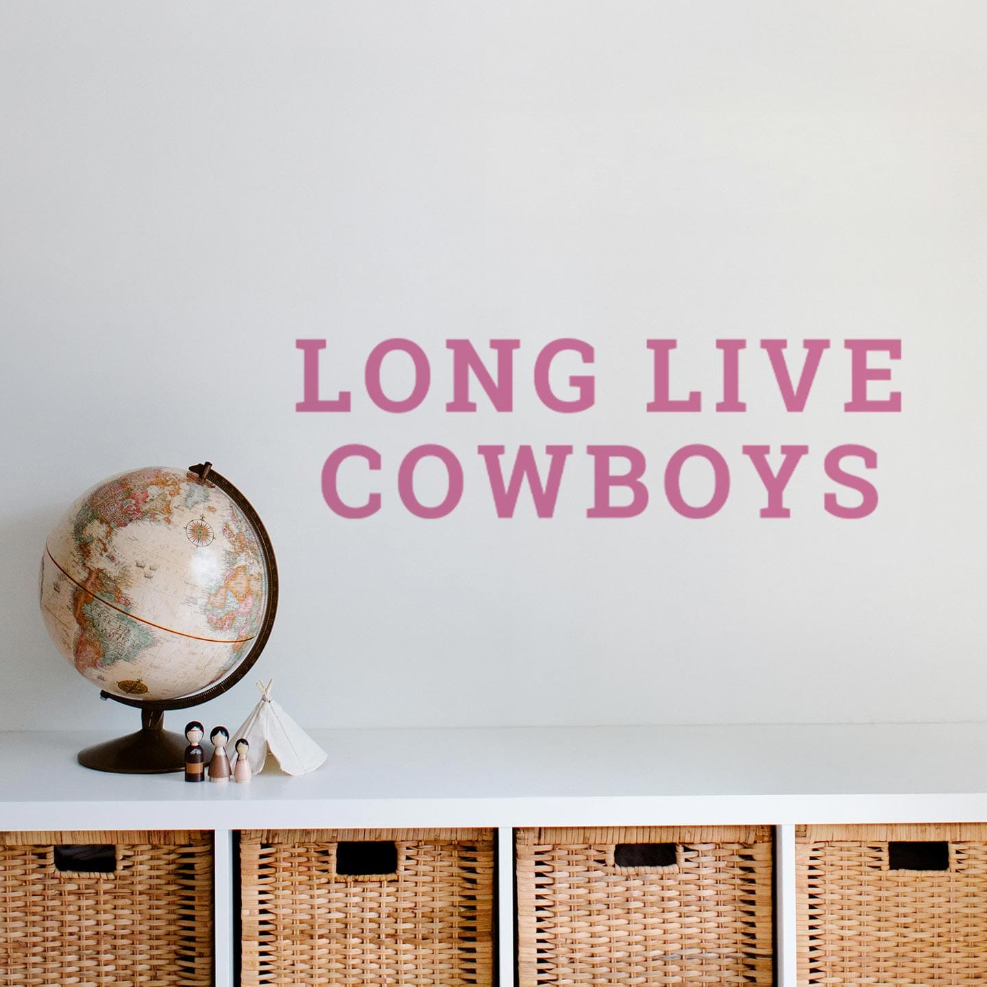Long Live Cowboys Wall Decal Decals Urbanwalls 