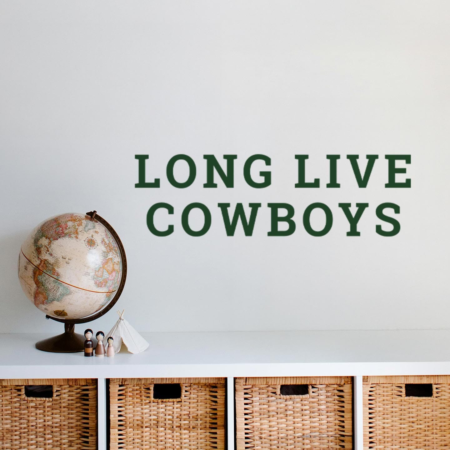 Long Live Cowboys Wall Decal Decals Urbanwalls 