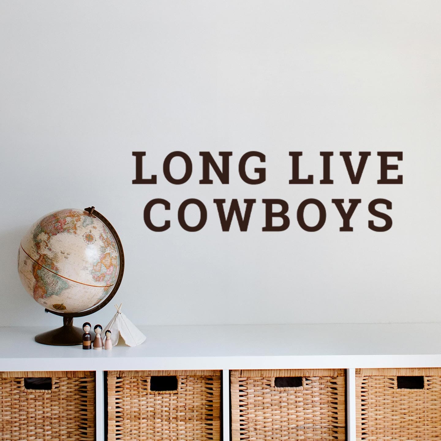 Long Live Cowboys Wall Decal Decals Urbanwalls 