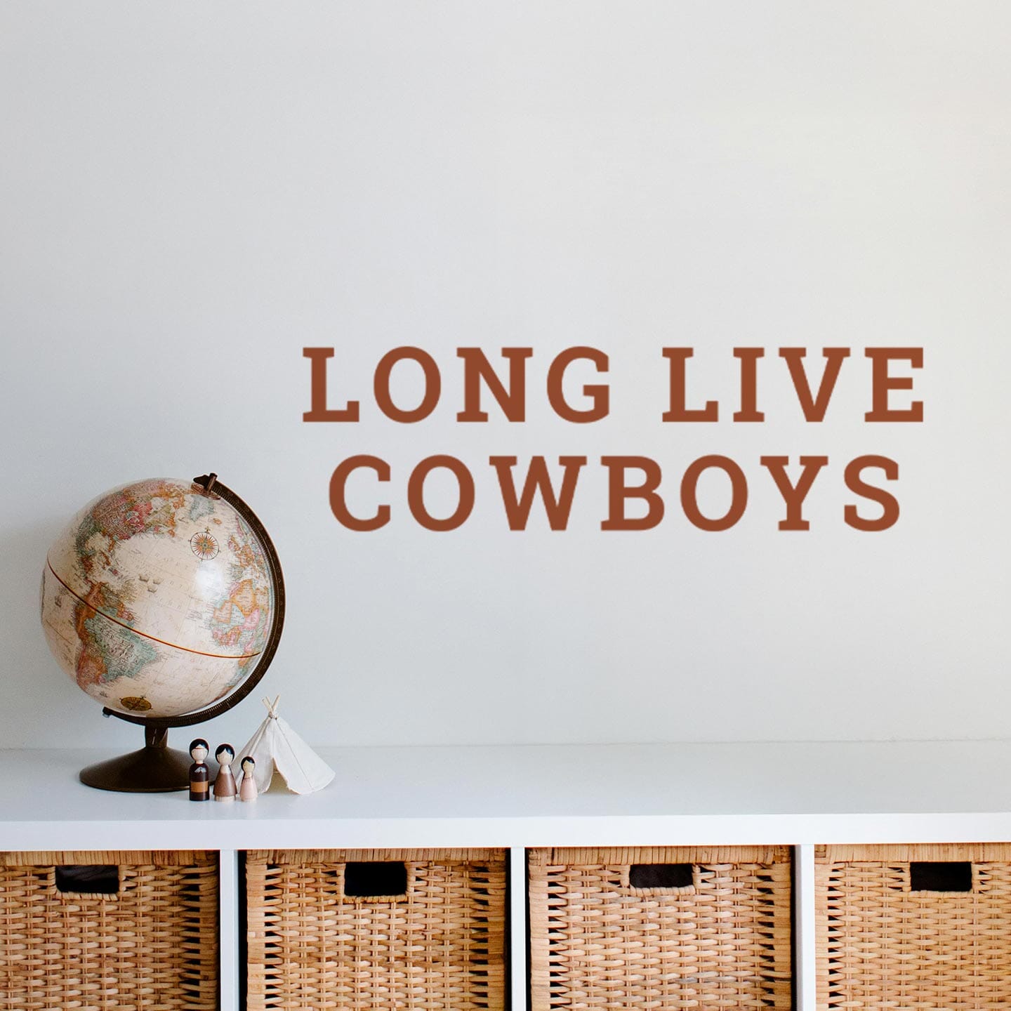 Long Live Cowboys Wall Decal Decals Urbanwalls 
