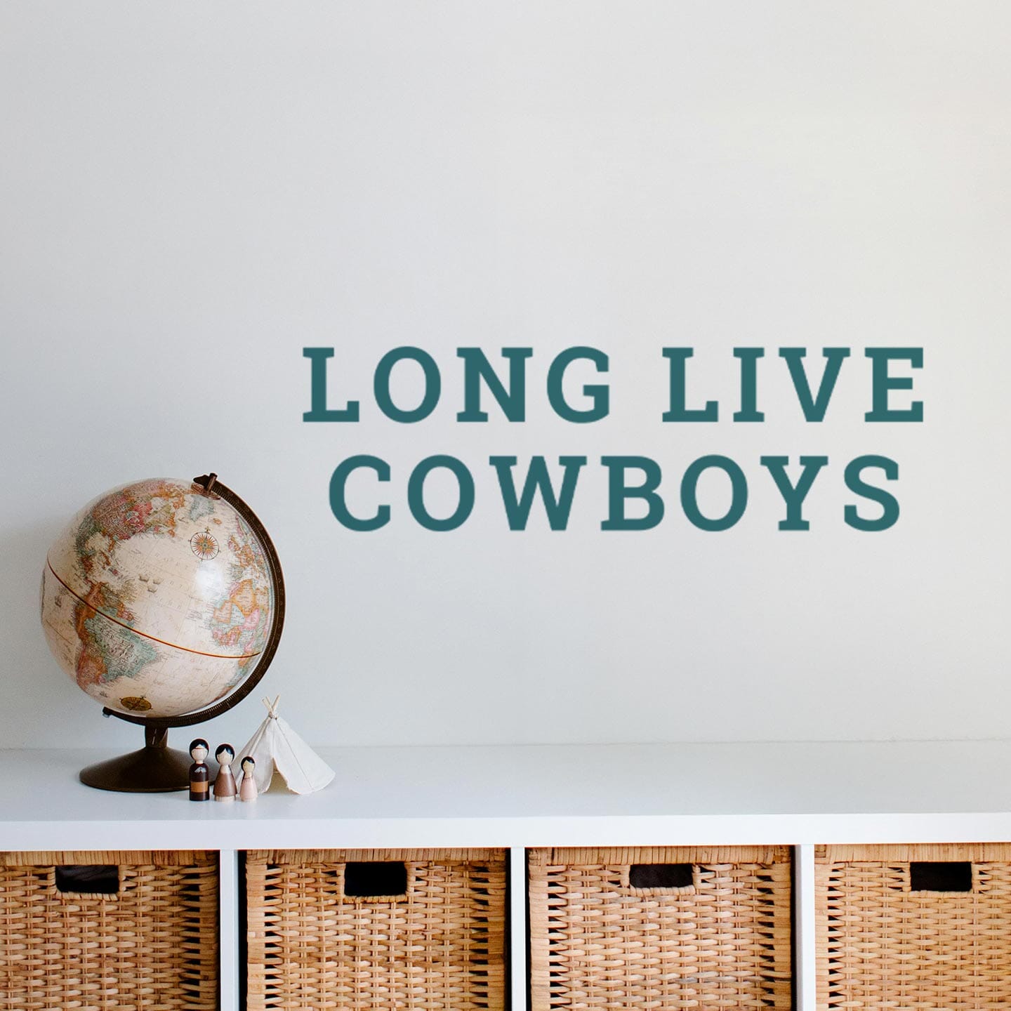 Long Live Cowboys Wall Decal Decals Urbanwalls 