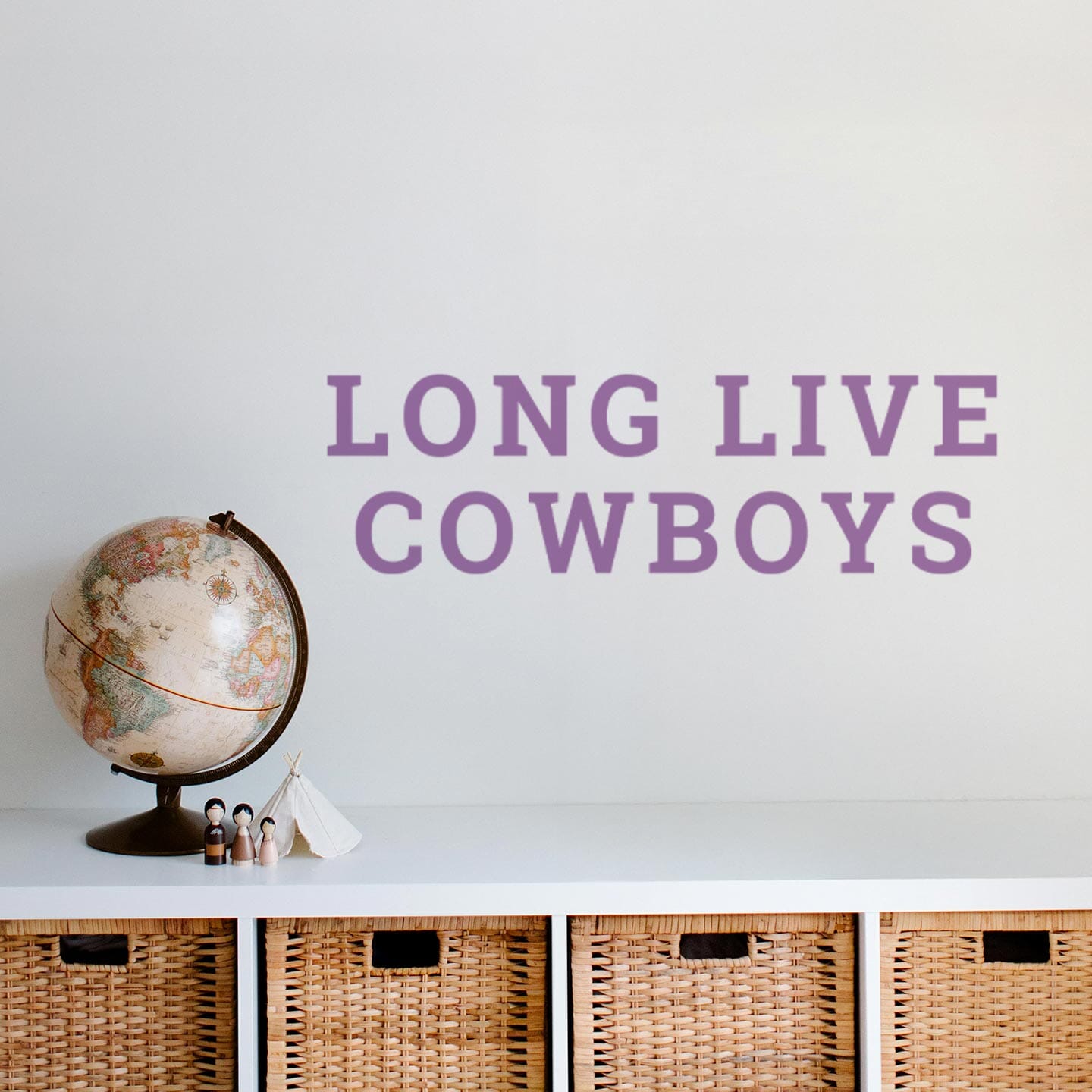 Long Live Cowboys Wall Decal Decals Urbanwalls 