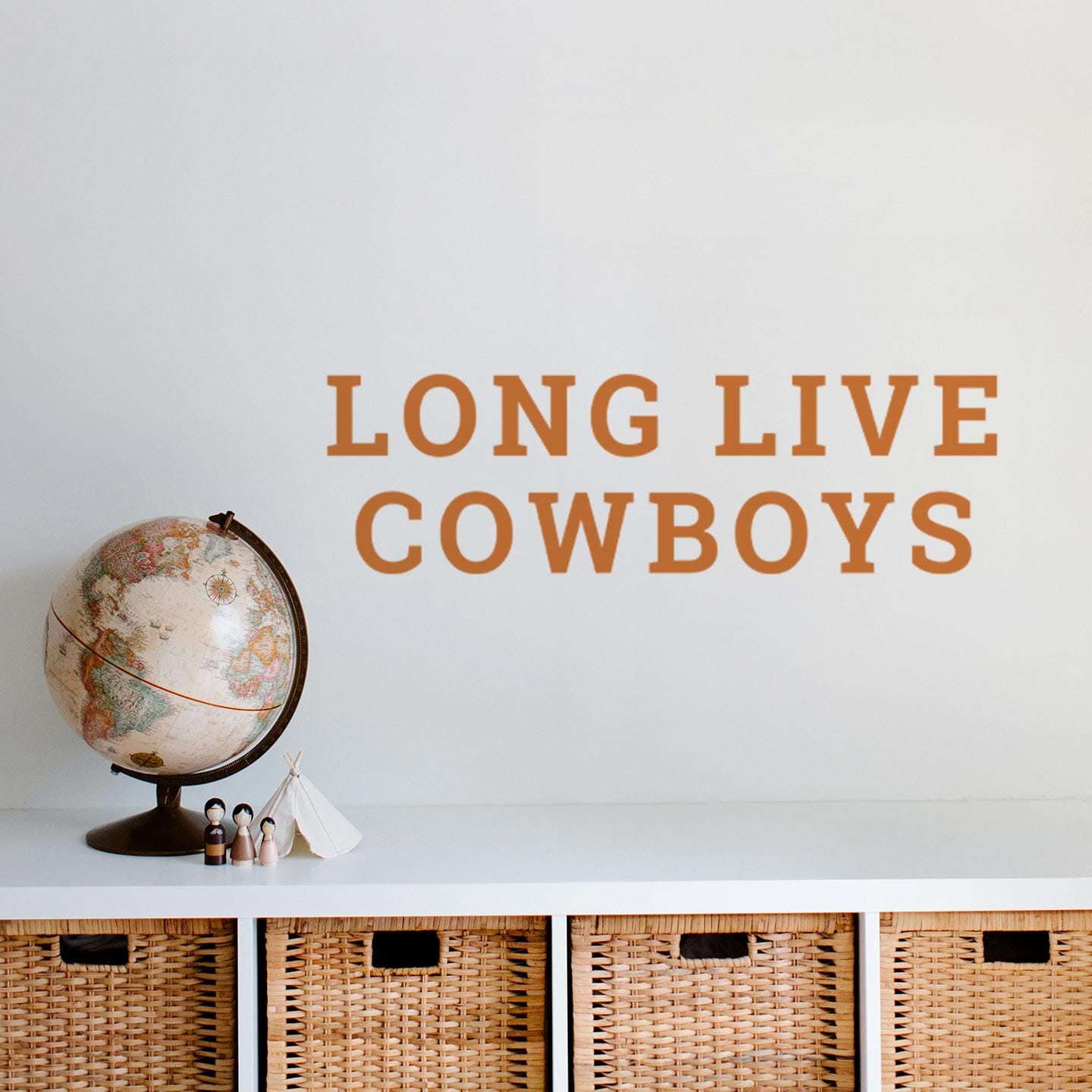 Long Live Cowboys Wall Decal Decals Urbanwalls 