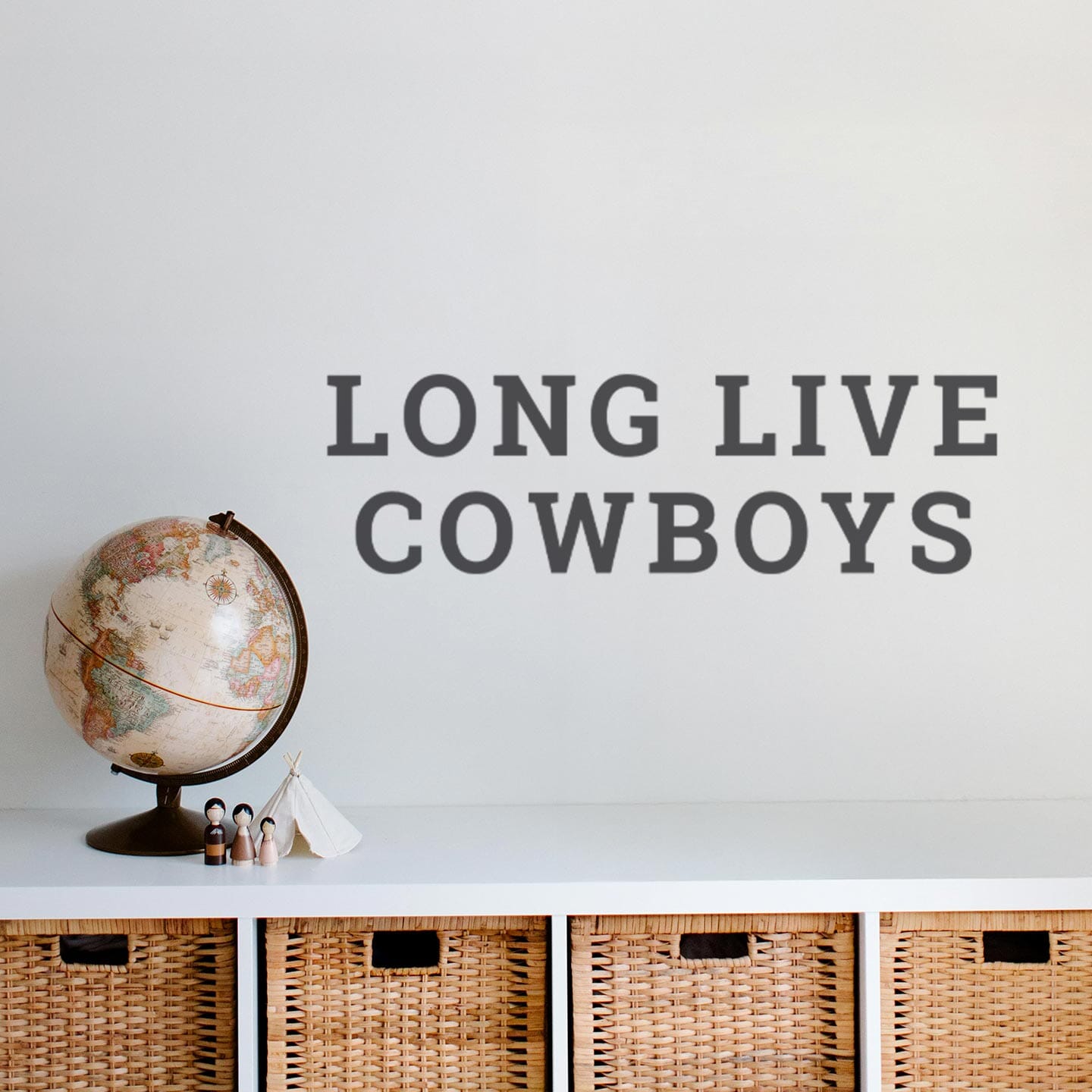 Long Live Cowboys Wall Decal Decals Urbanwalls 