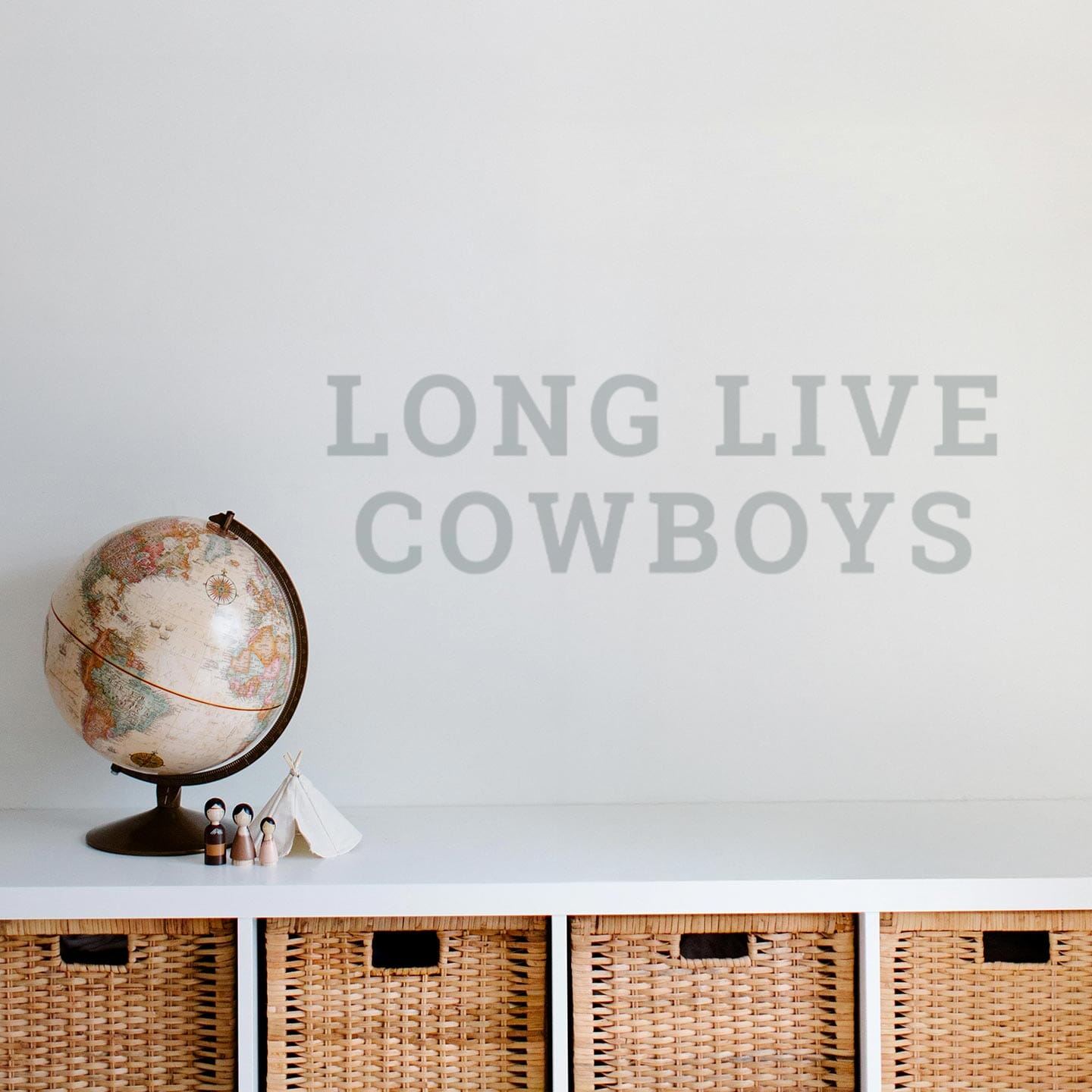 Long Live Cowboys Wall Decal Decals Urbanwalls 