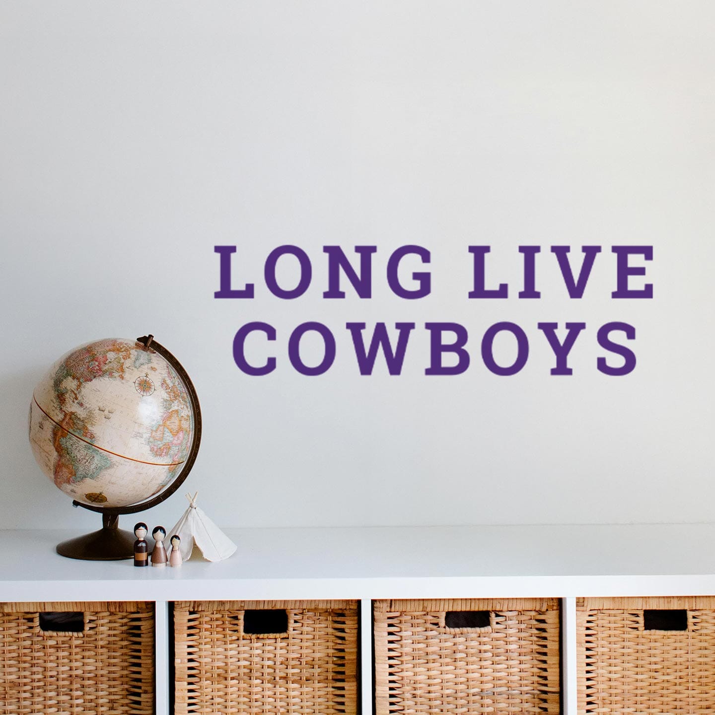Long Live Cowboys Wall Decal Decals Urbanwalls 