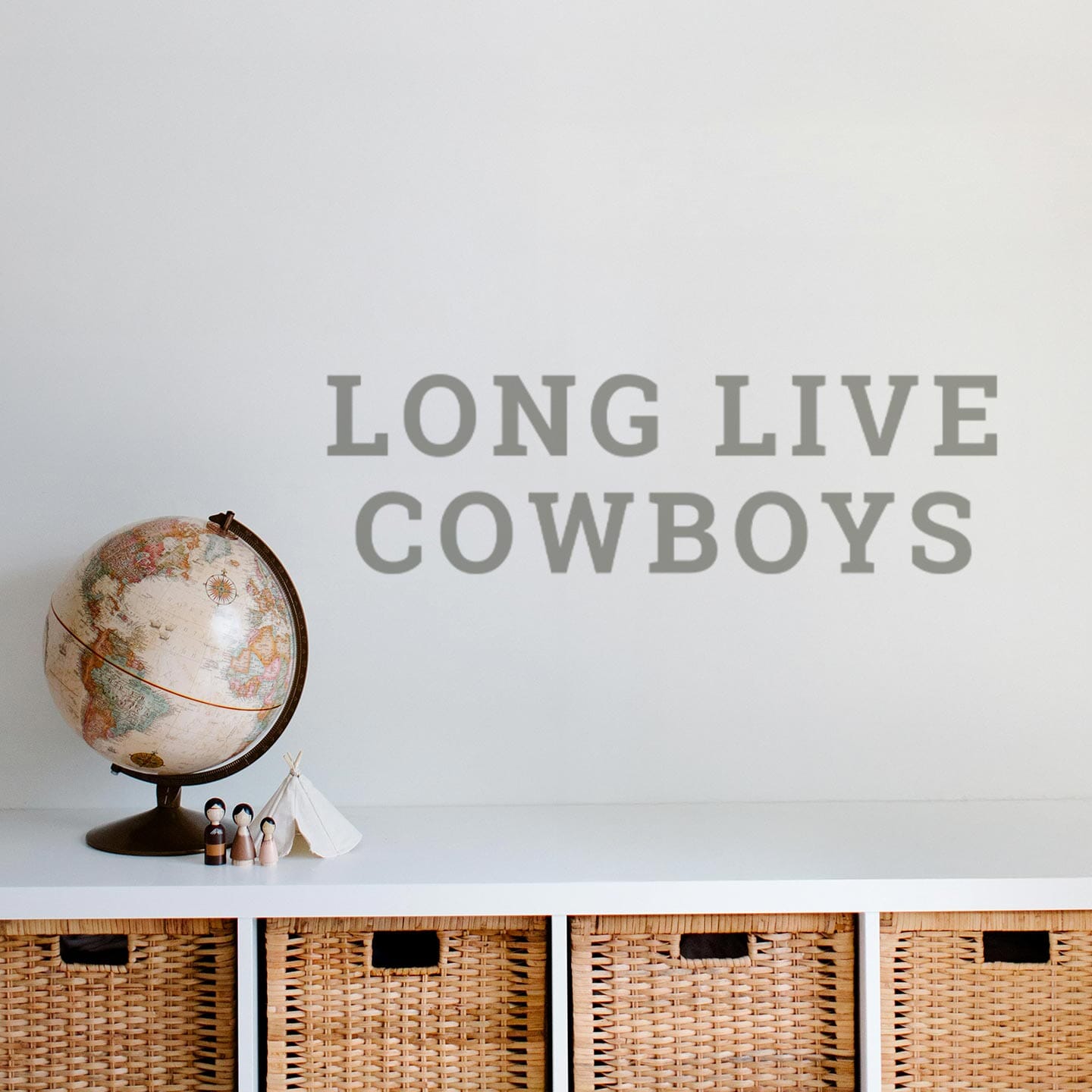 Long Live Cowboys Wall Decal Decals Urbanwalls 