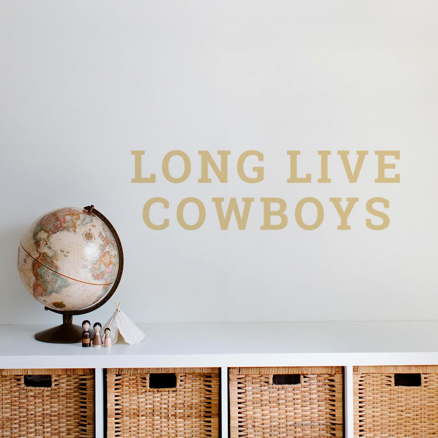 Long Live Cowboys Wall Decal Decals Urbanwalls 