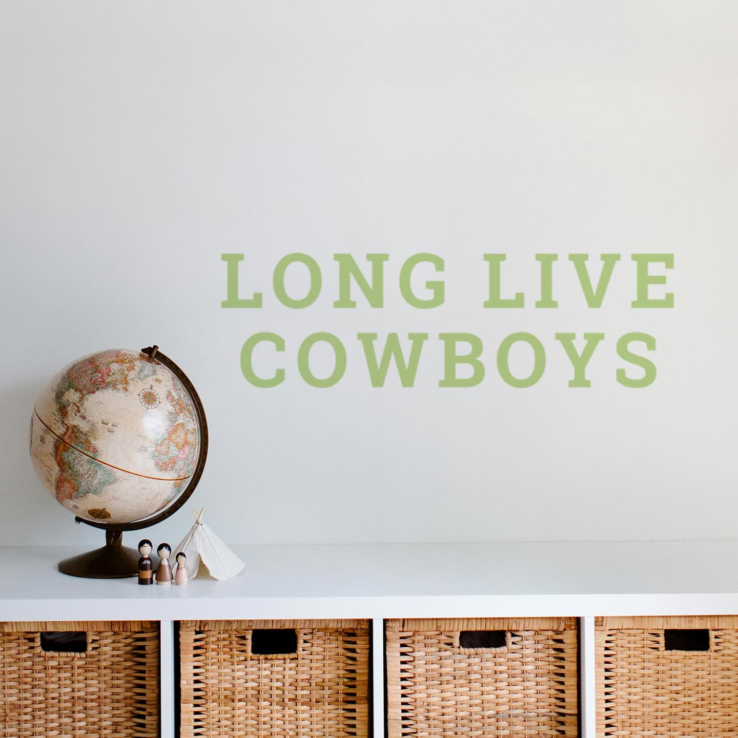 Long Live Cowboys Wall Decal Decals Urbanwalls 