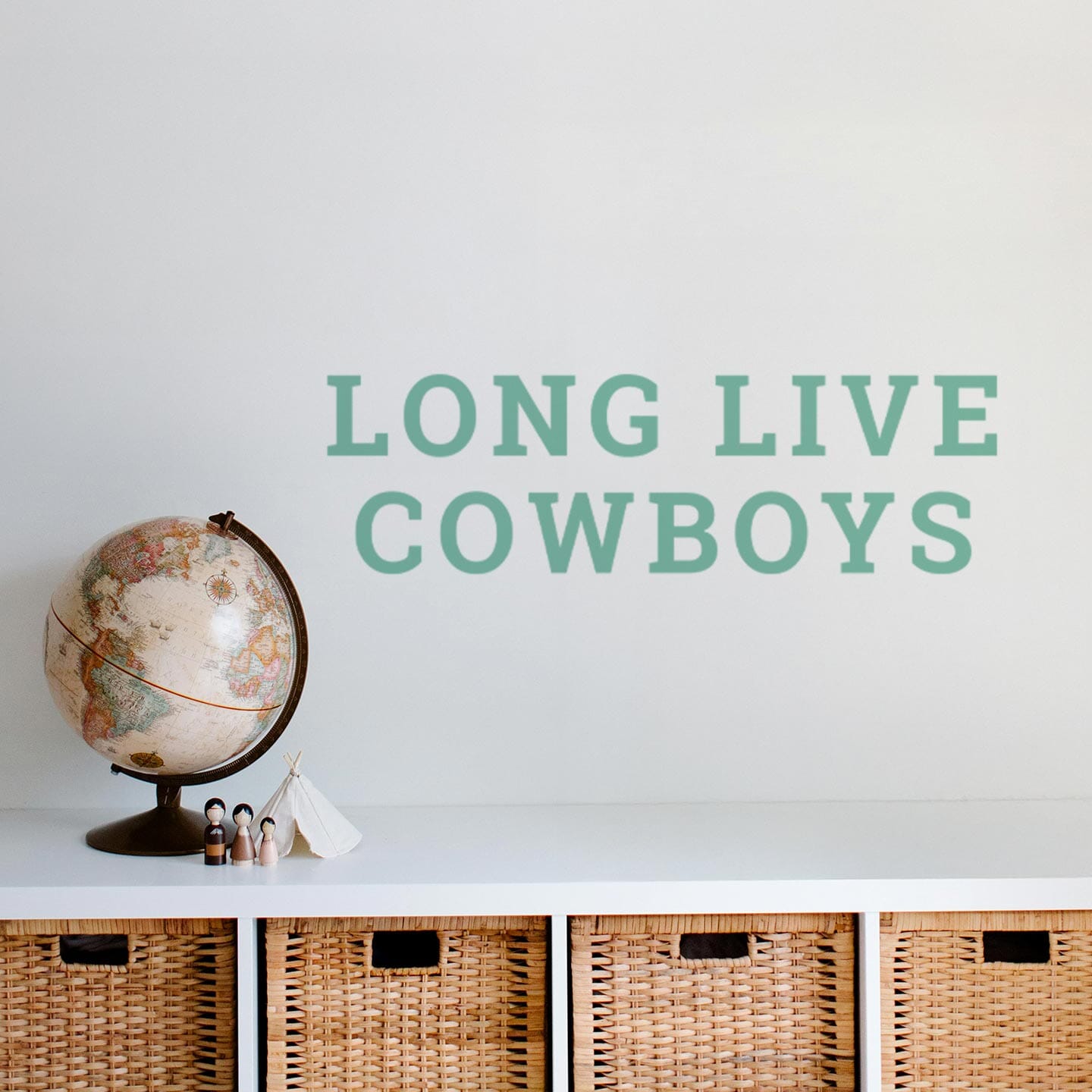 Long Live Cowboys Wall Decal Decals Urbanwalls 