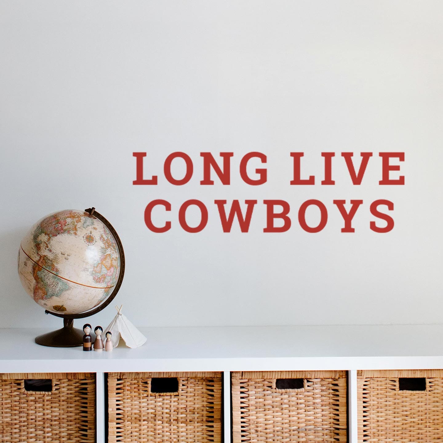 Long Live Cowboys Wall Decal Decals Urbanwalls 