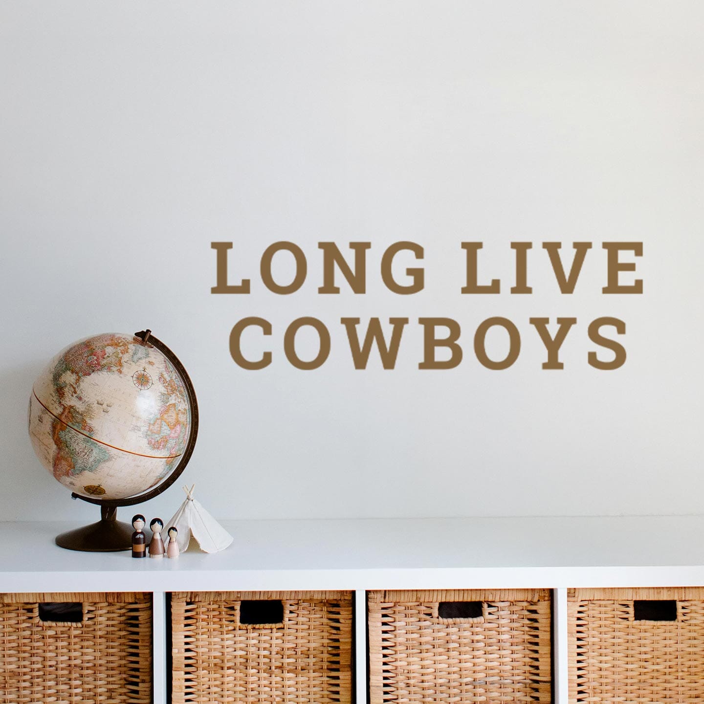 Long Live Cowboys Wall Decal Decals Urbanwalls 