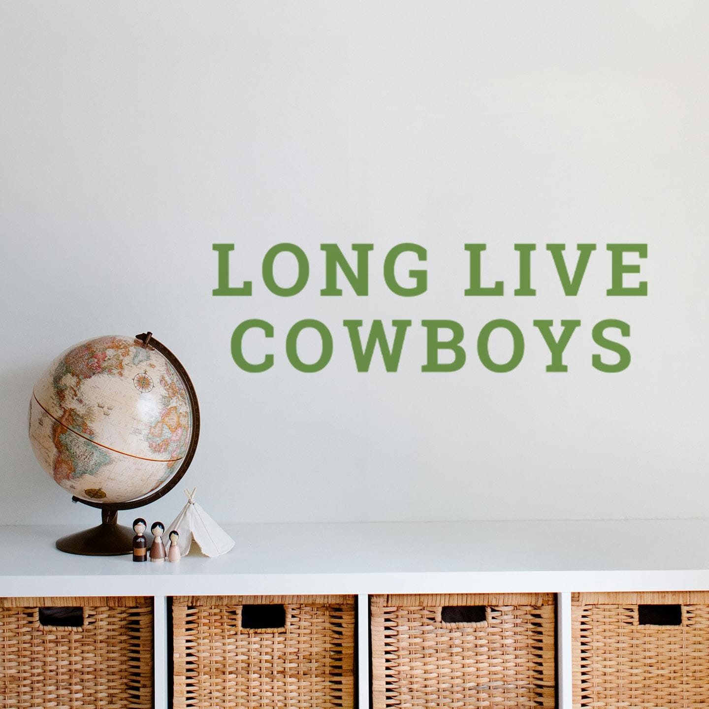 Long Live Cowboys Wall Decal Decals Urbanwalls 