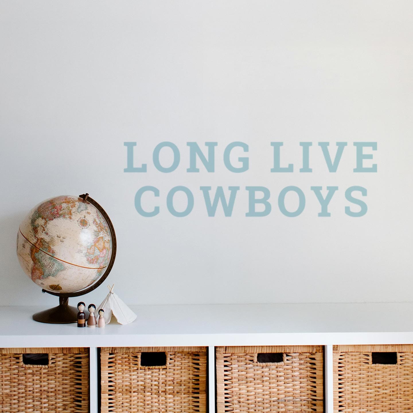 Long Live Cowboys Wall Decal Decals Urbanwalls 