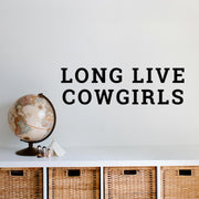 Long Live Cowgirls Wall Decal Decals Urbanwalls 
