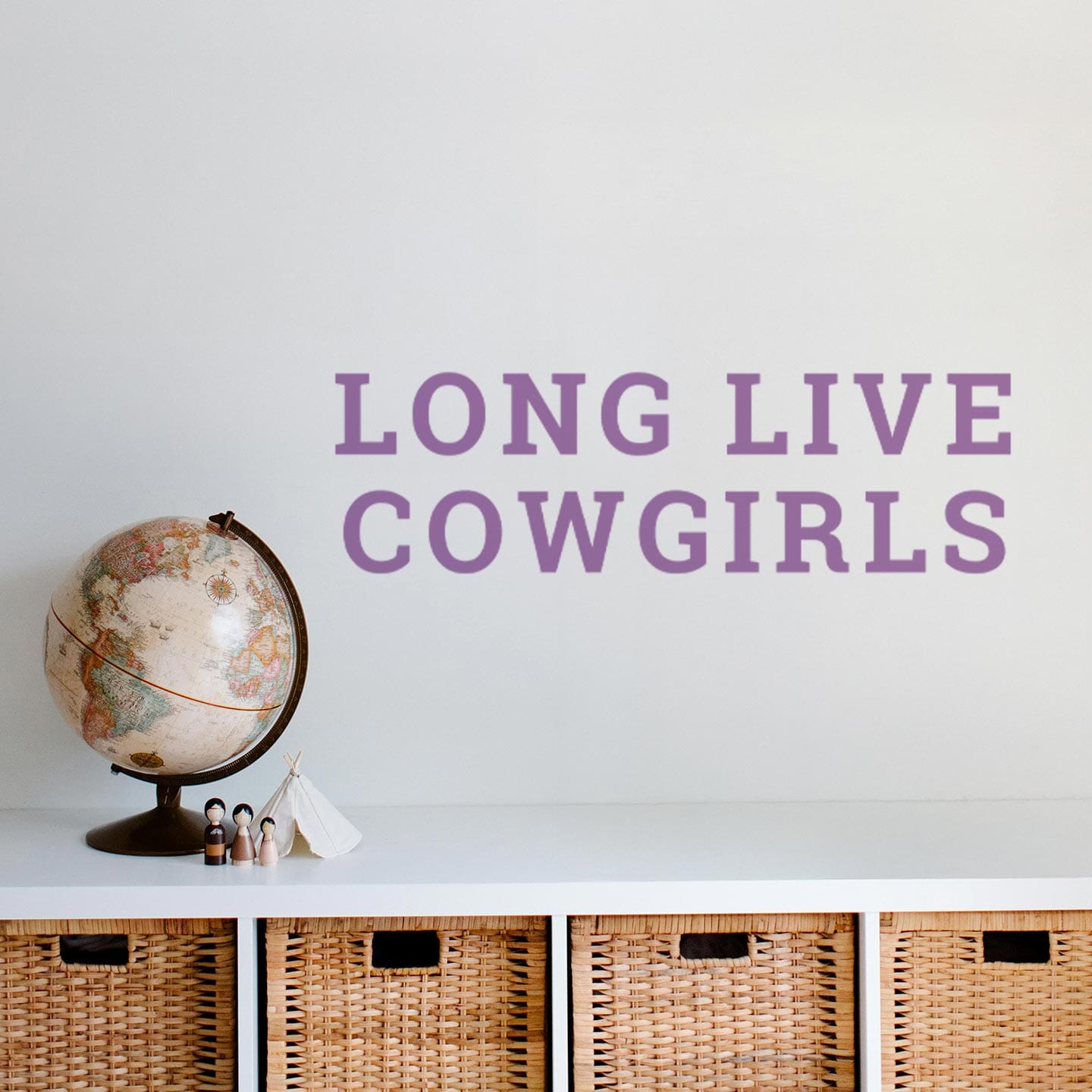 Long Live Cowgirls Wall Decal Decals Urbanwalls 