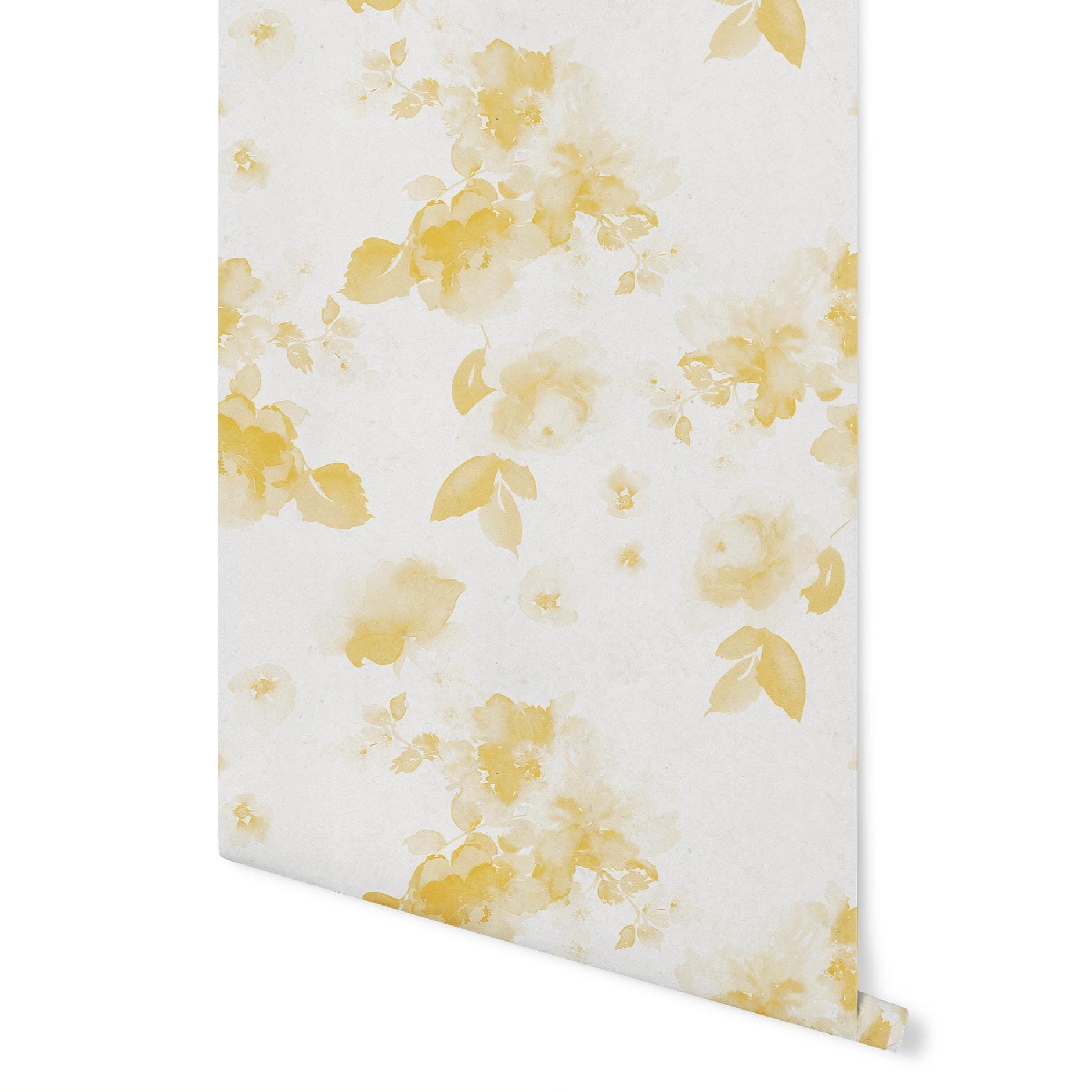 Marigold Wallpaper Wallpaper Urbanwalls Pre-pasted DOUBLE ROLL : 46" X 4 FEET Marigold Yellow