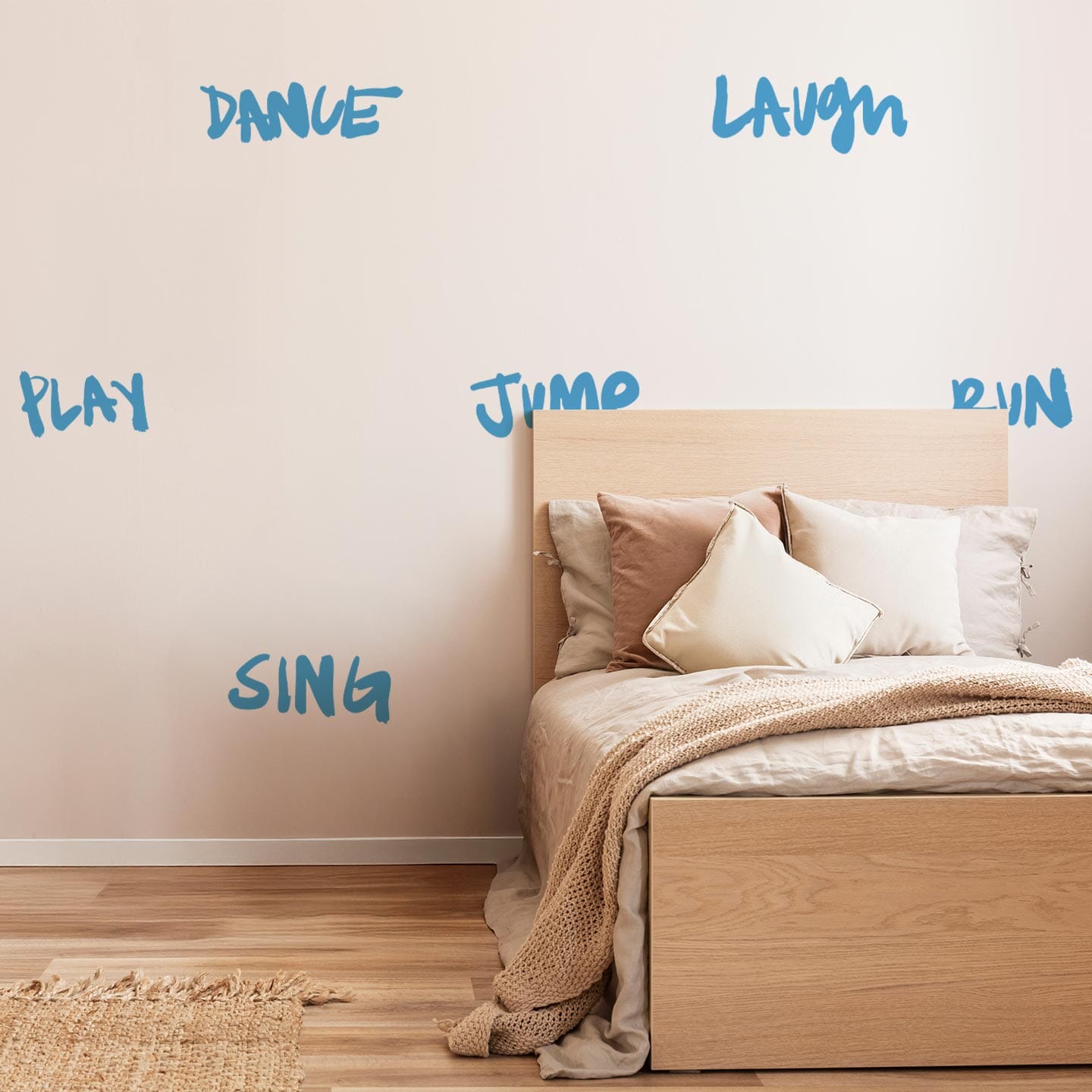 Move Typography Wall Decals Decals Ginger Hamilton Blue 