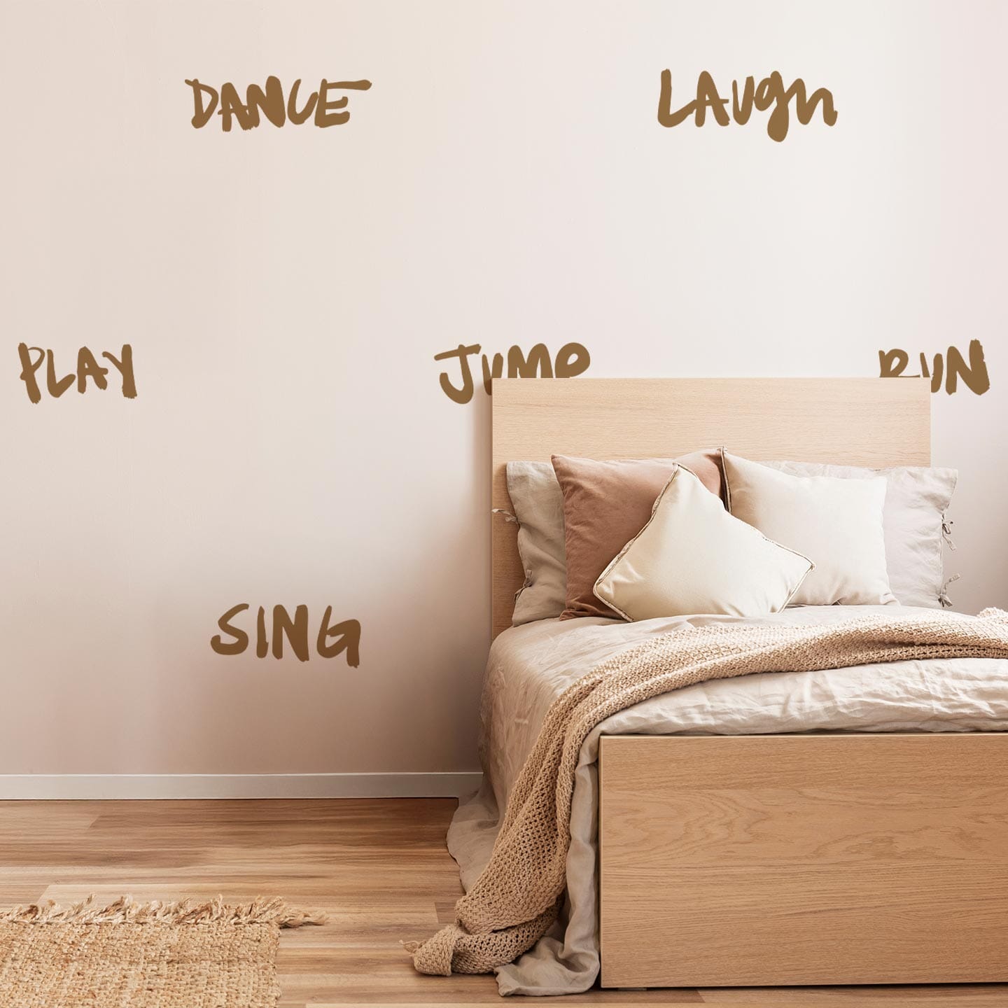 Move Typography Wall Decals Decals Ginger Hamilton Copper (Metallic) 