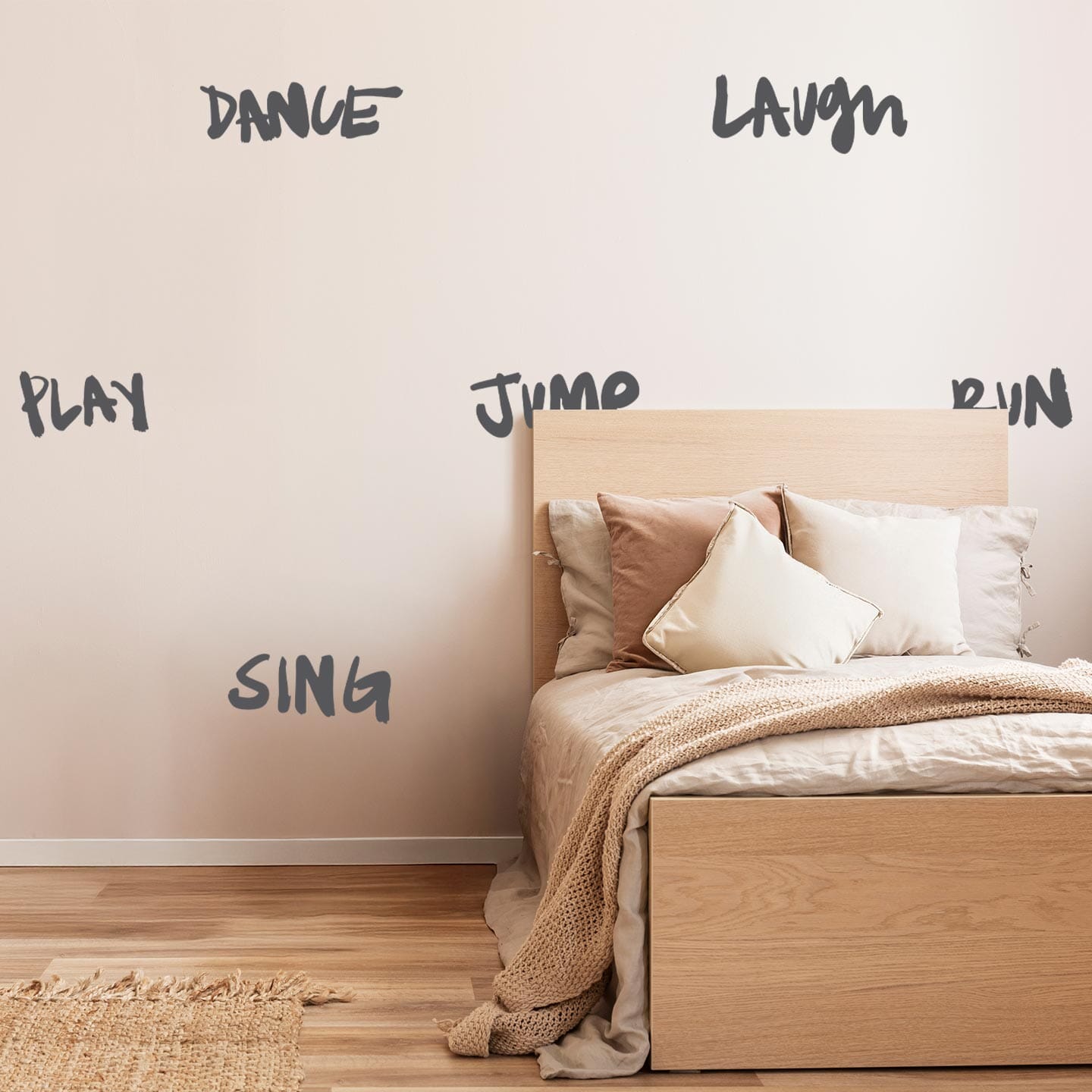 Move Typography Wall Decals Decals Ginger Hamilton Grey 