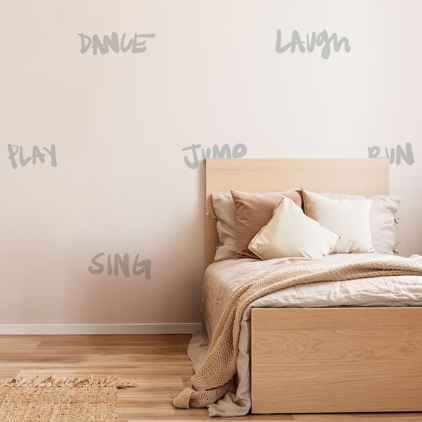 Move Typography Wall Decals Decals Ginger Hamilton Light Grey 
